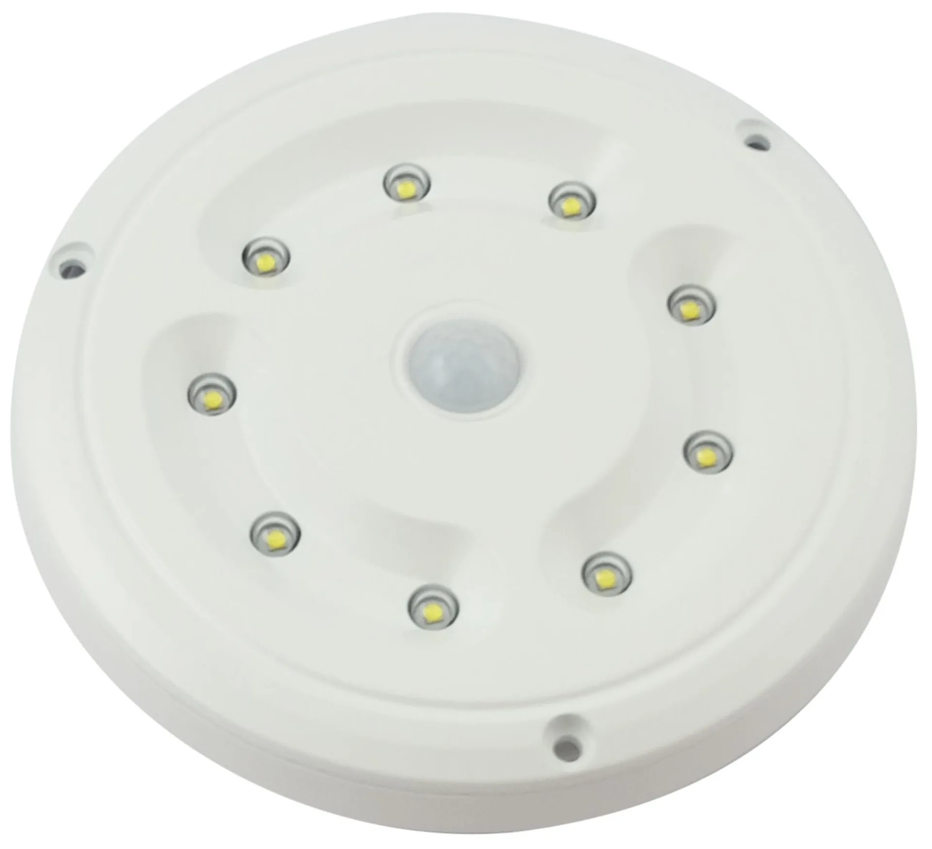 LED-Innenleuchte rund 12/24 V für Auf - oder Einbaumontage mit Bewegungssensor Ø 147 / 142.5 mm, 1650 lm, 4’900 K, IP65