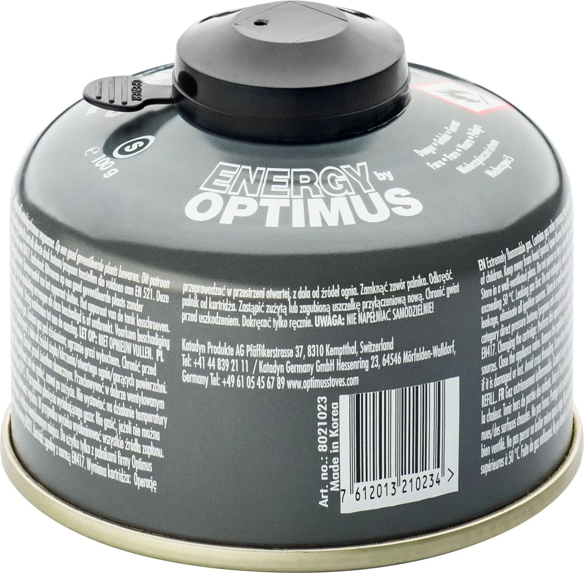 Optimus Gaskartusche 4-Season mit Schraubgewinde & Schutzkappe 100 g Optimus Gaskartusche 4-Season mit Schraubgewinde & Schutzkappe 100 g