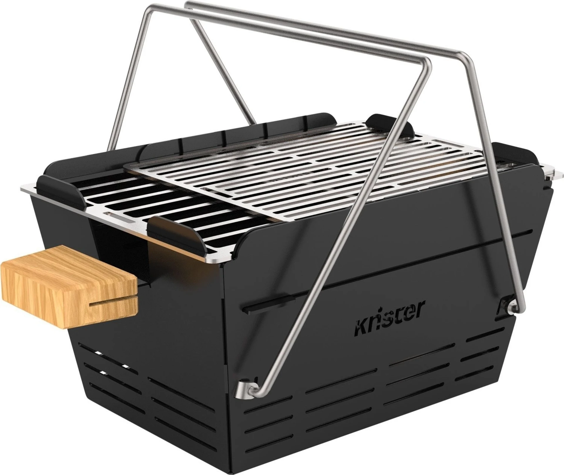 Set de barbecue Knister Original, charbon de bois extensible