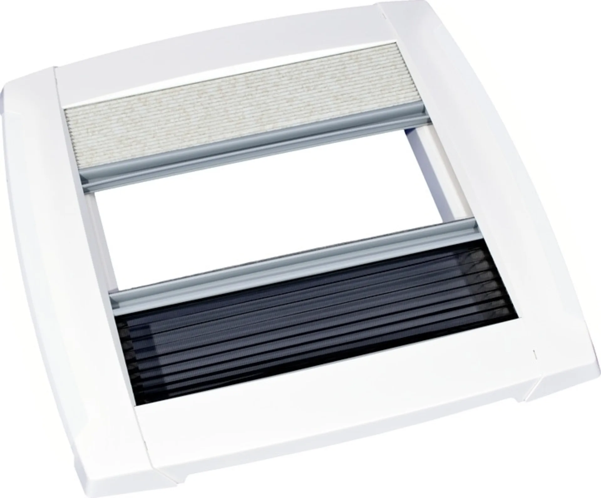 Plisseerahmen mit LED für 40x40cm Dachhauben Plisseerahmen mit LED für 40x40cm Dachhauben