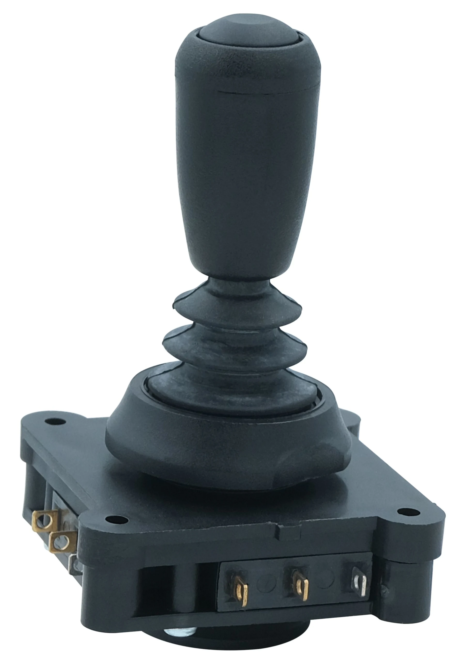 4-Wege Joystick mit Drucktaster 12/24 V 44 x 44 x 78 mm / 4 Richtungen / 1 Taster / Einbau 4-Wege Joystick mit Drucktaster 12/24 V 44 x 44 x 78 mm / 4 Richtungen / 1 Taster / Einbau