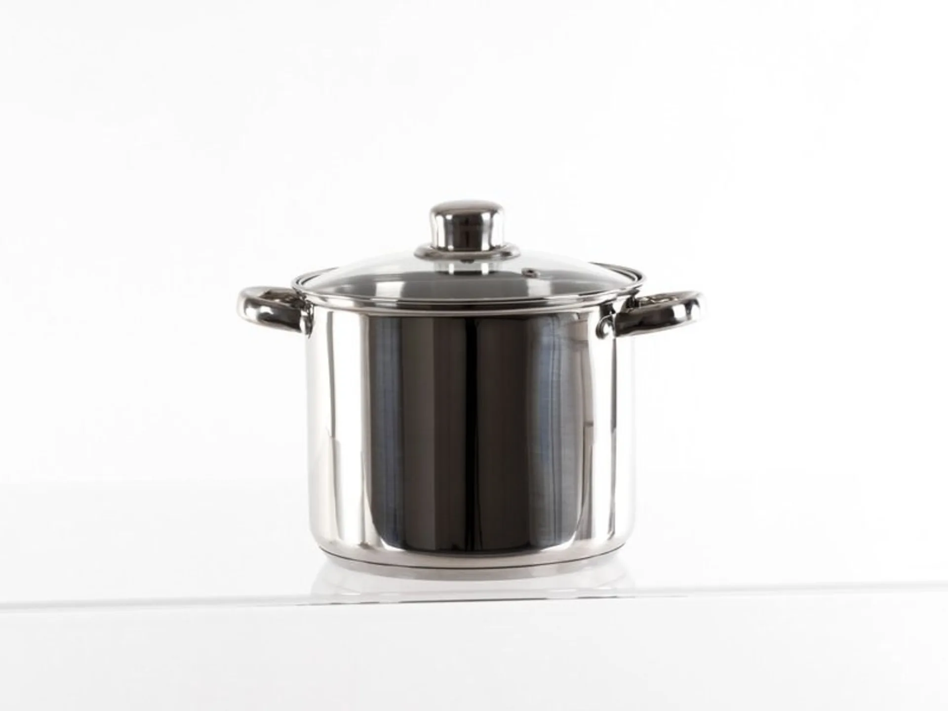 Set de casseroles en acier inoxydable Camp4 6 pièces avec couvercle en verre