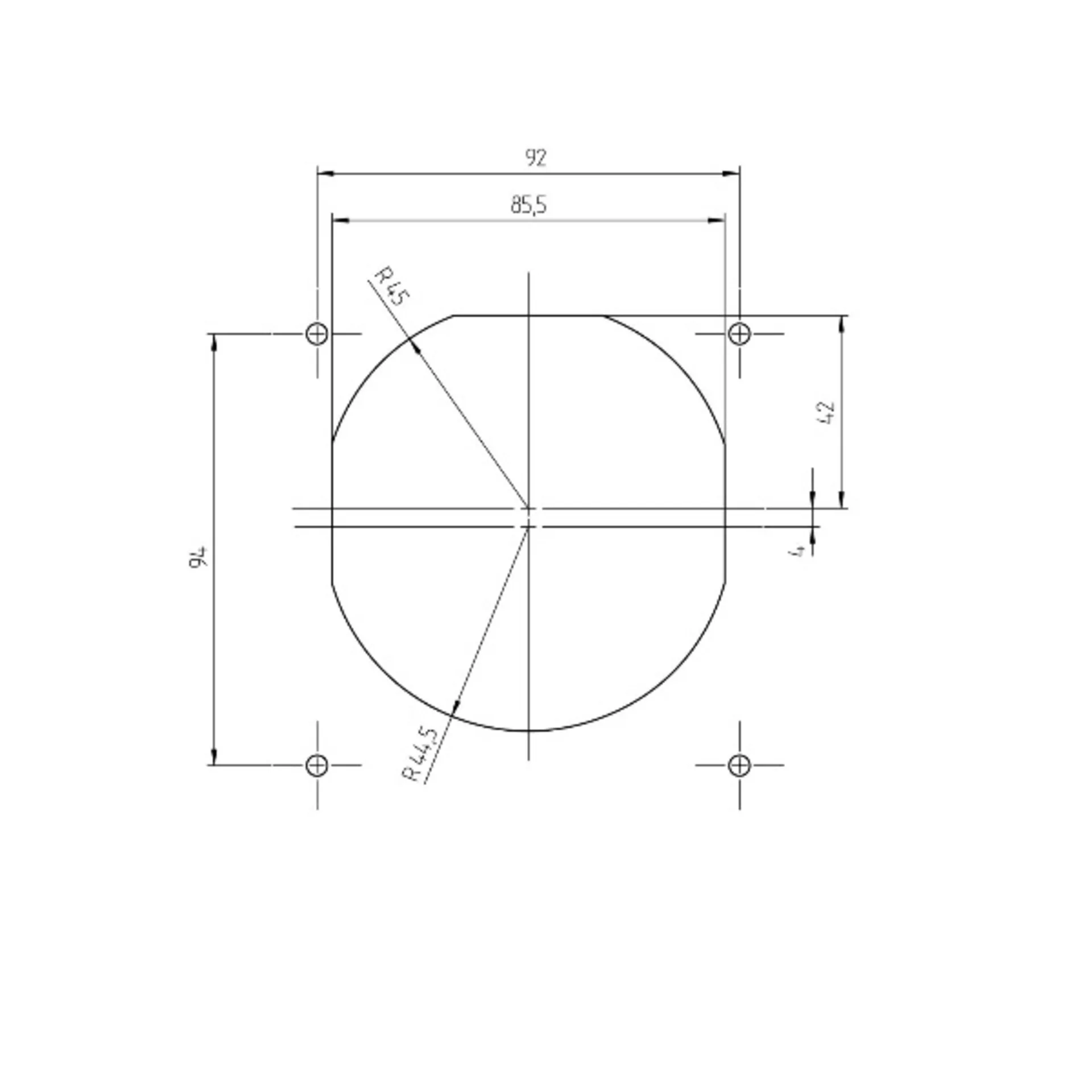 FAWO CEE 17 Einspeisesteckdose Einspeisestecker mit Magnetverschluss 120 x 140 mm schwarz