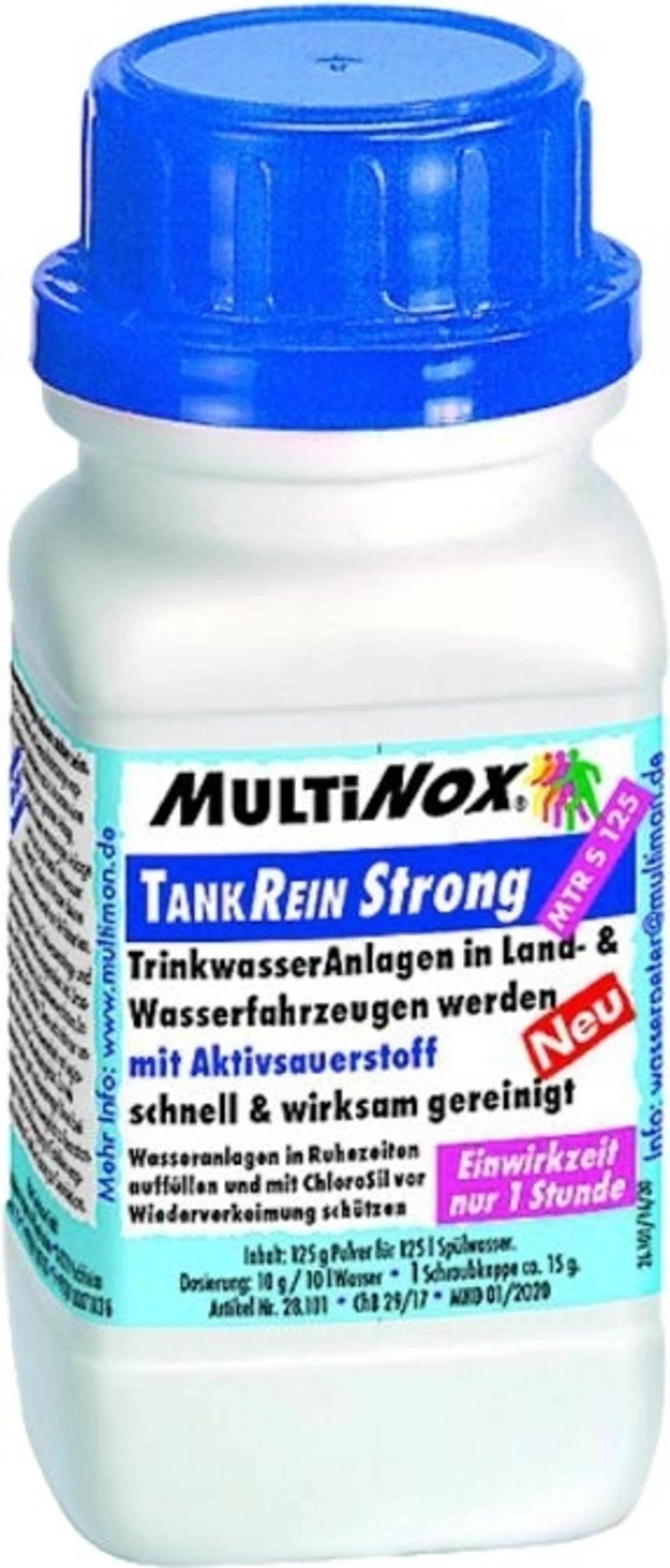 MultiMan TankRein Trinkanlagenreiniger Strong 125 g für 125 Liter