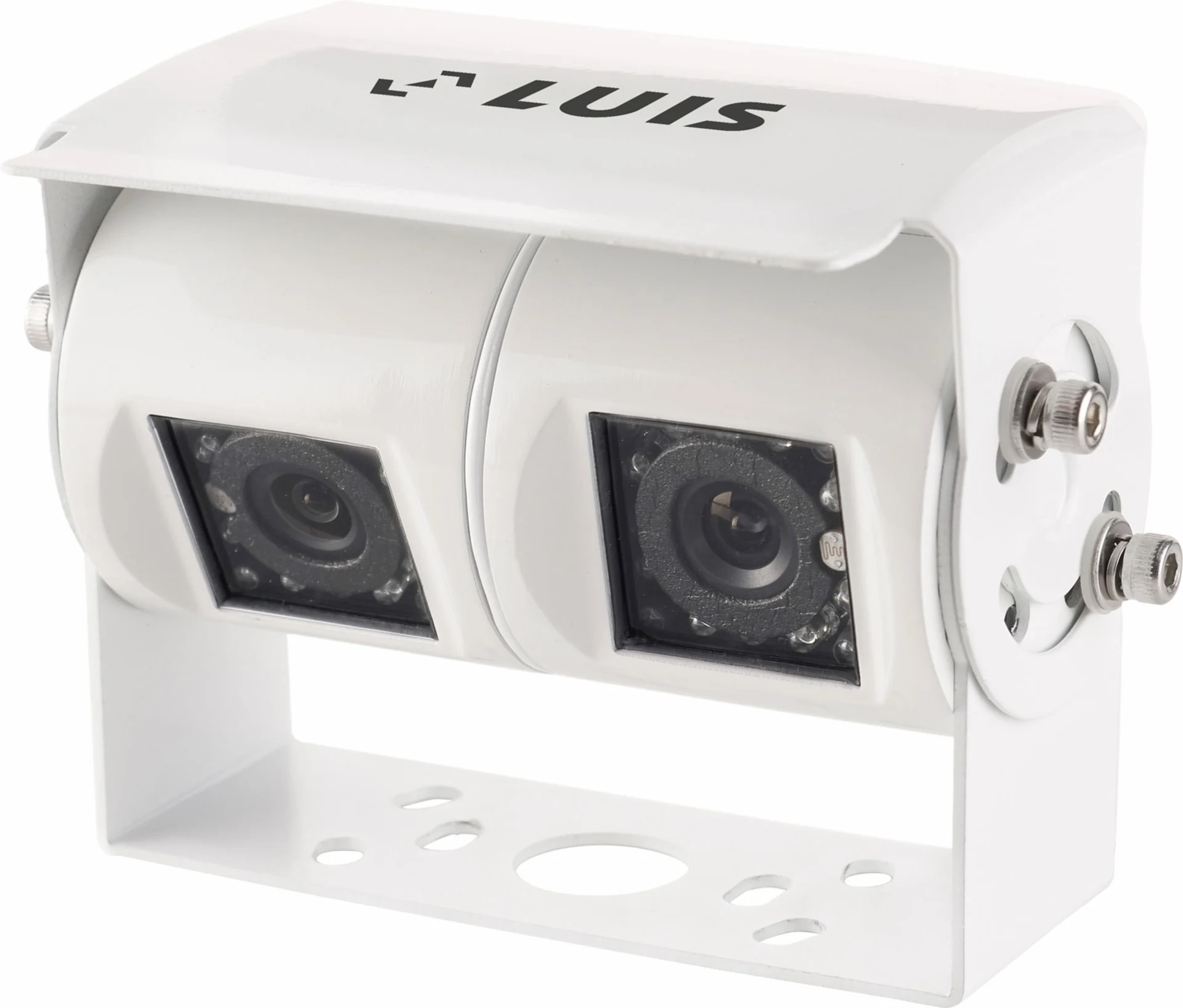 Luis Twin Professional Rückfahrsystem inkl. 7" Monitor 9 - 32 V weiß Luis Twin Professional Rückfahrsystem inkl. 7" Monitor 9 - 32 V weiß