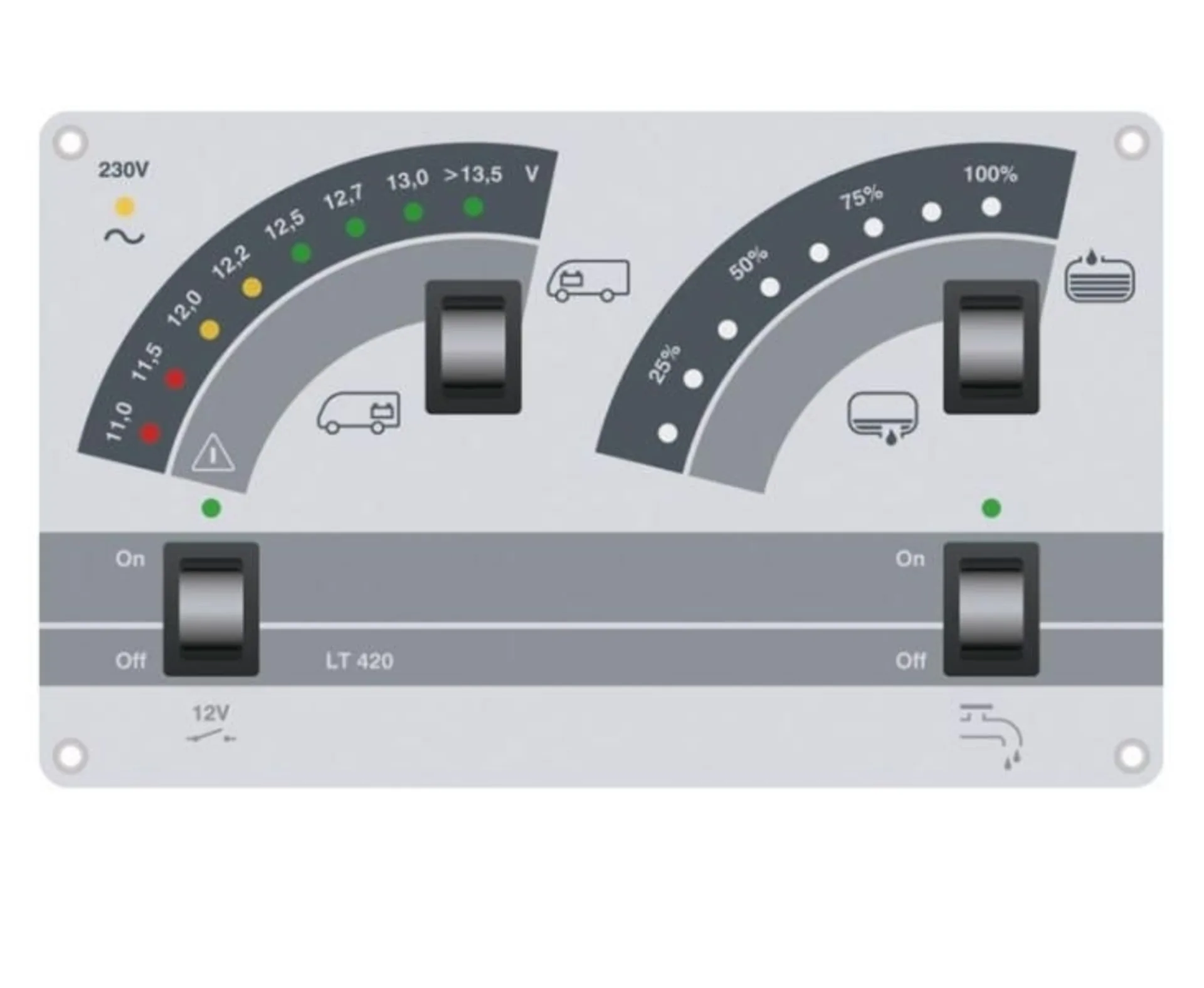 Anzeigepanel LT420 für Reimo und Energiezentrale 208S