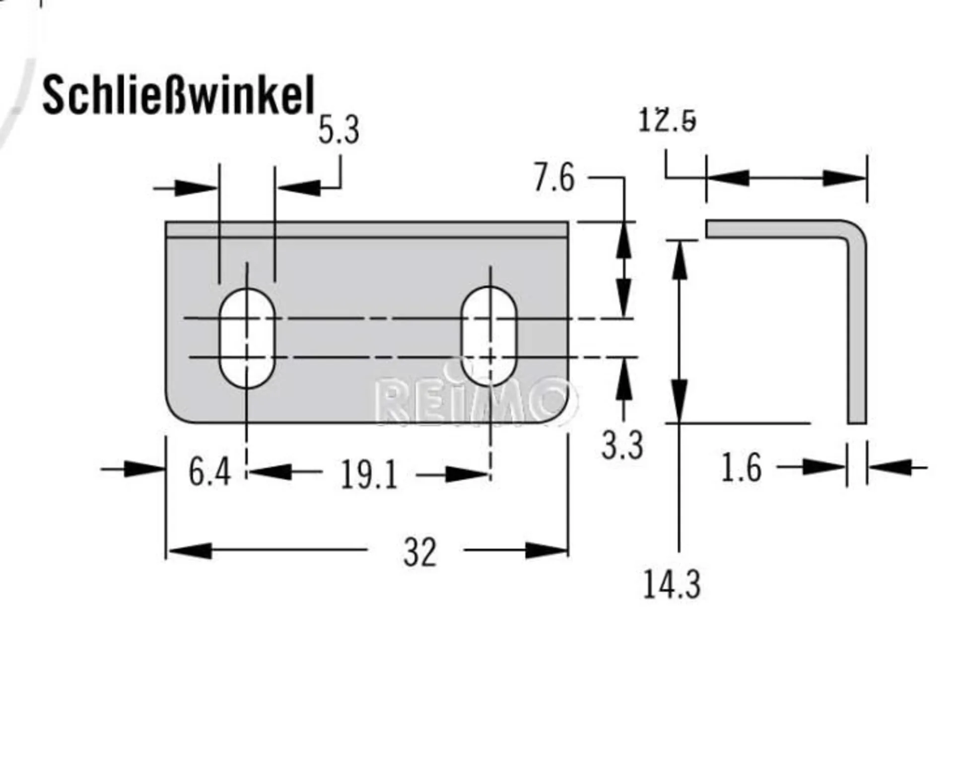 Einloch Drehpushlock in glänzendem Chrom