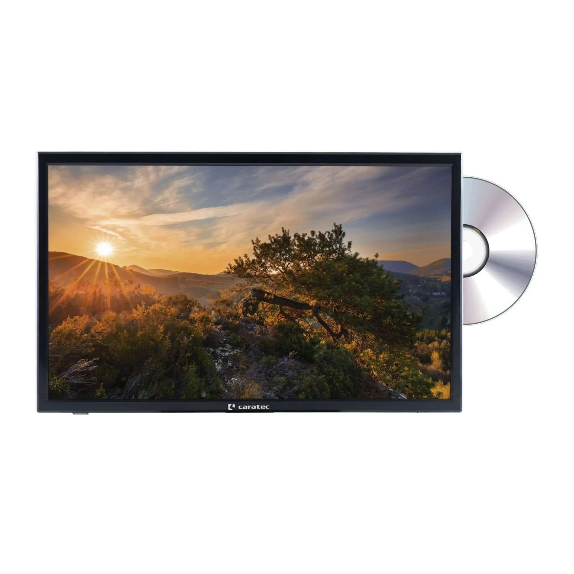 Caratec Vision CAV220P-D.2 55cm 22" TV grand angle avec DVB-T2 HD DVB-S2 et lecteur DVD