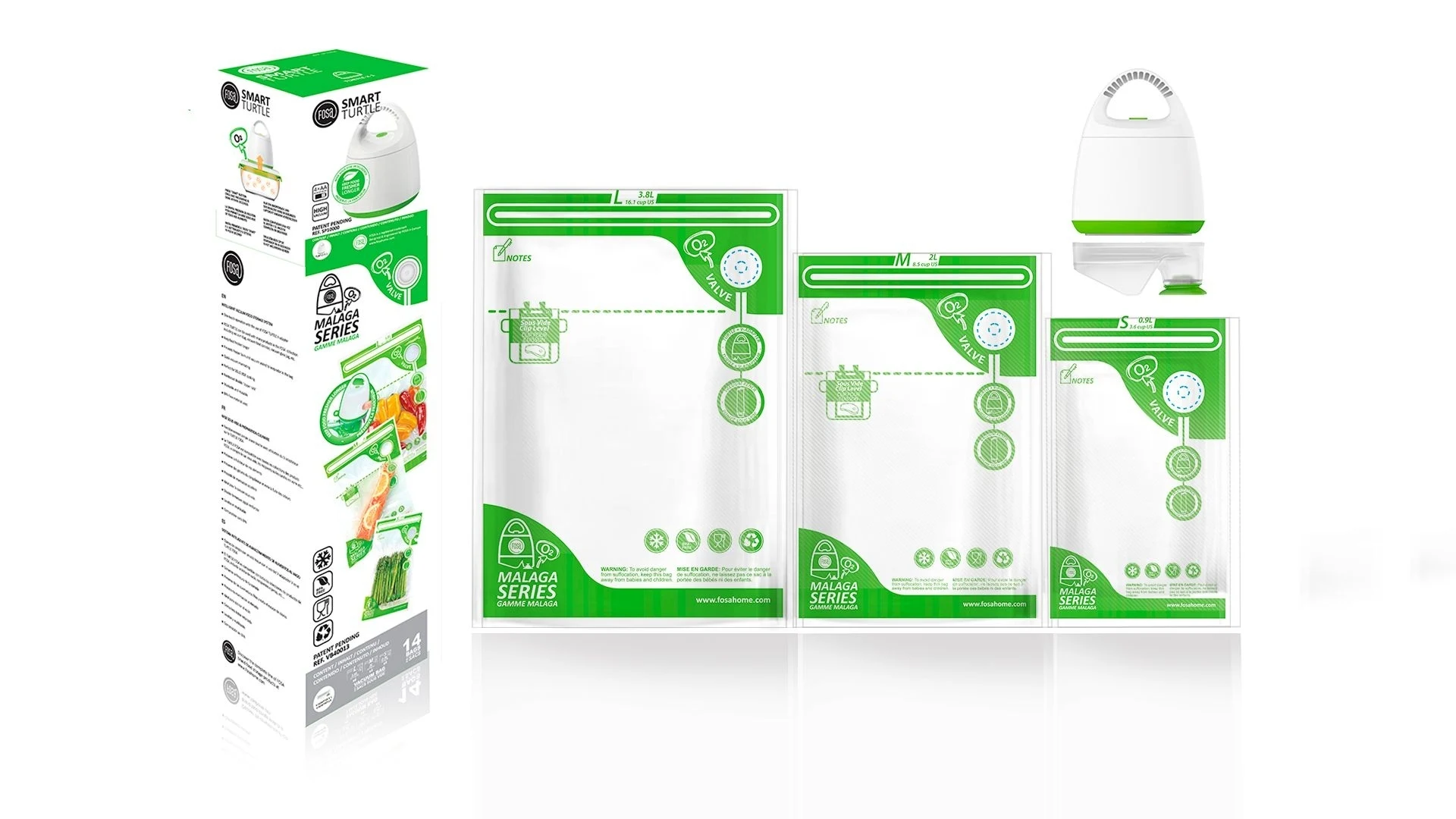 Kit de démarrage Fosa Malaga pour la mise sous vide Kit de démarrage Fosa Malaga pour la mise sous vide