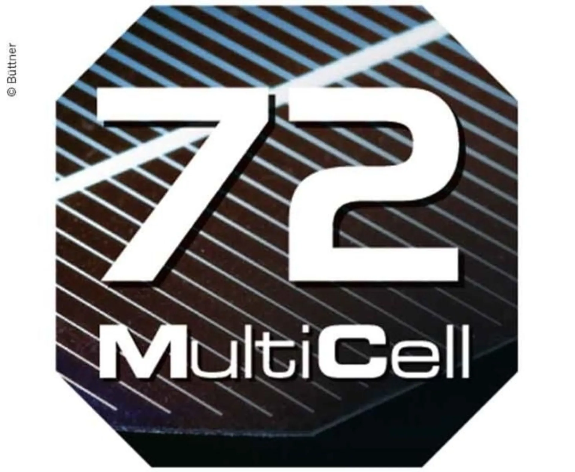 Büttner Elektronik MT SM 75 MC Slim Solar-Panel Black Line 75 W