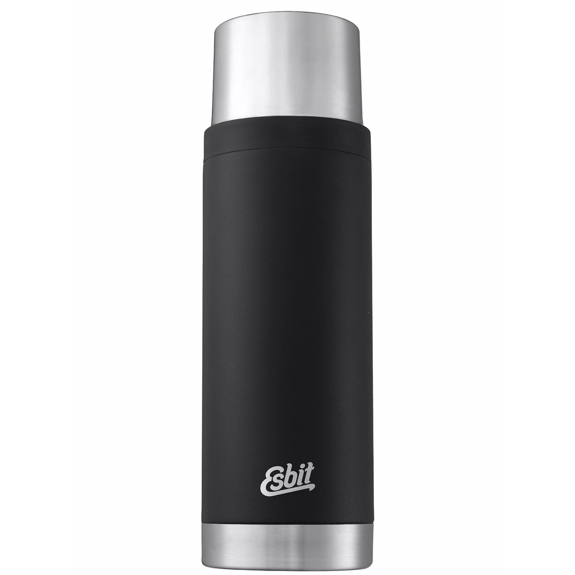 Esbit Sculptor Edelstahl Isolierflasche 1 Liter Schwarz