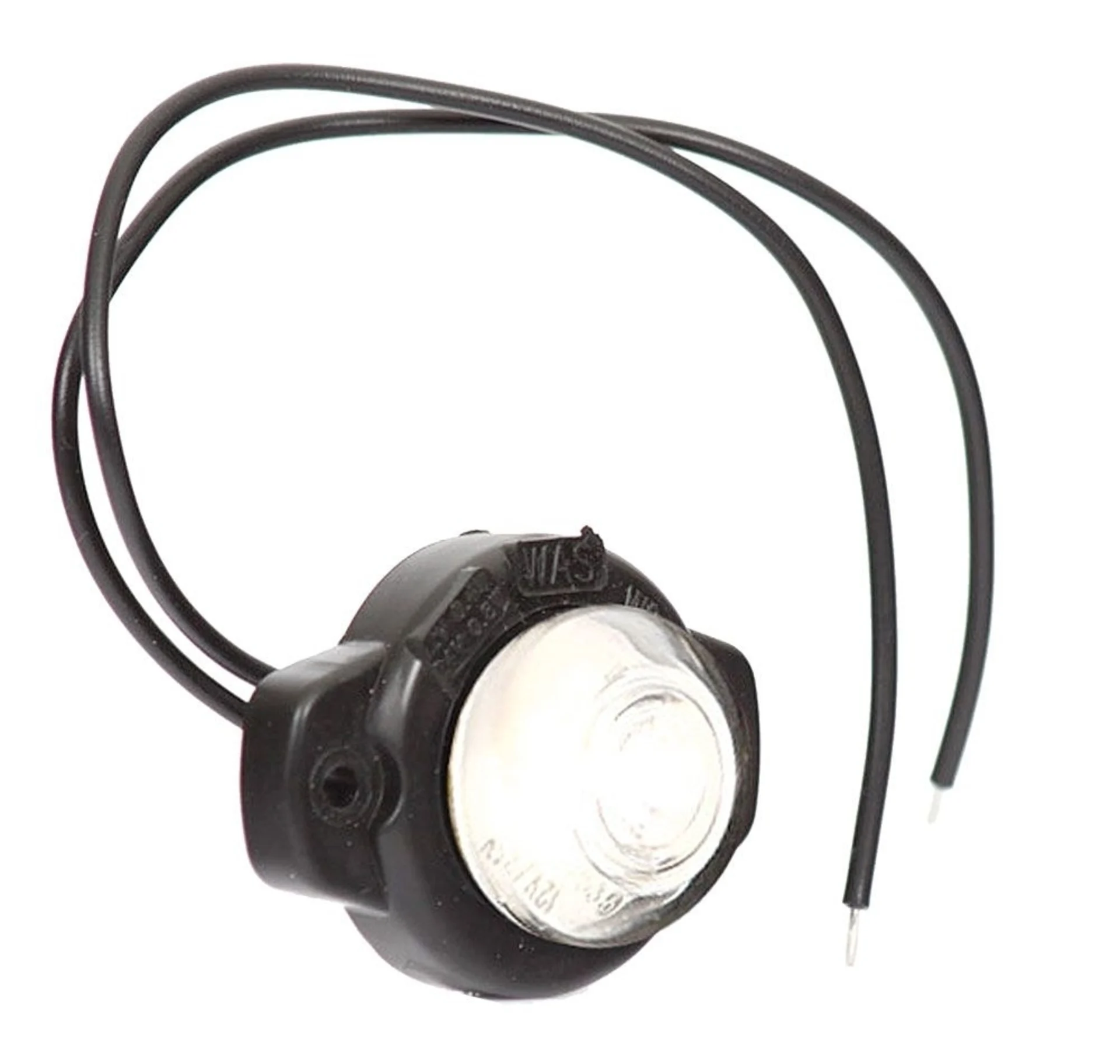 WAS - LED-Positionsleuchte weiss 12/24V 57.5x26.5mm