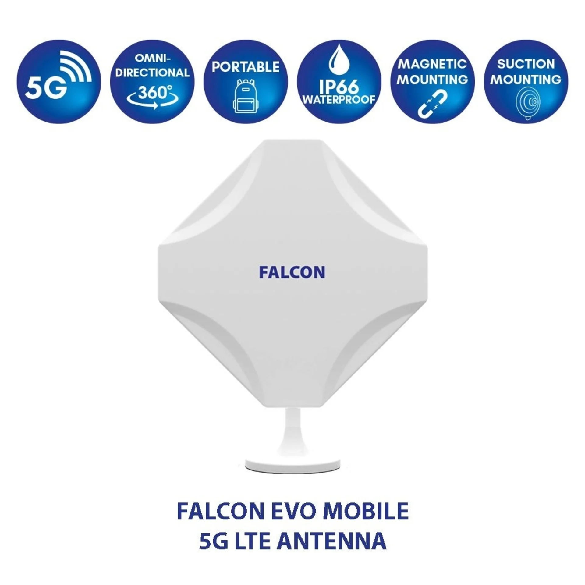 Falcon DIY 5G LTE tragbare Internet Fensterantenne mit mobilem 1800 Mbit/s 5G Cat 22 Router