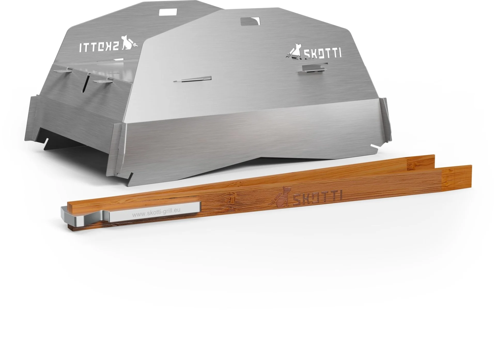 Skotti Grillhaube / Deckel Cap für Skotti Grill inklusive Planentasche und Grillzange