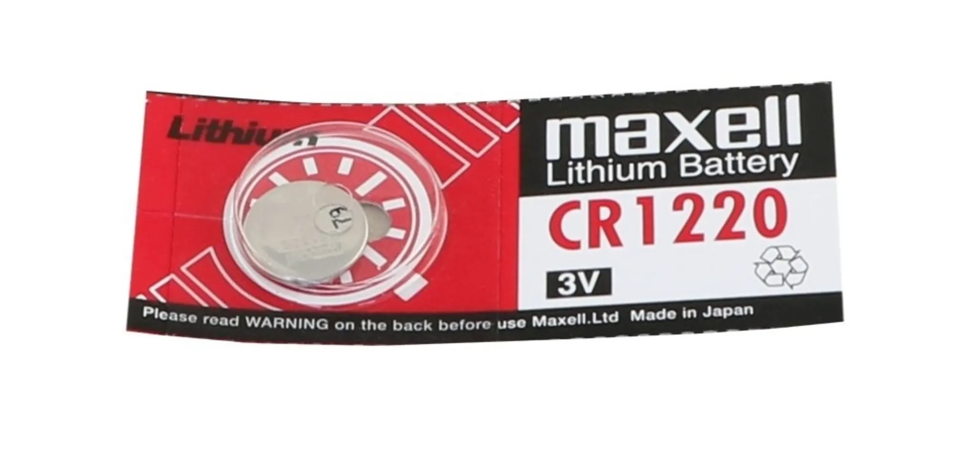 Maxell Knopfzellen-Batterie, Blister mit 1 Stk.
