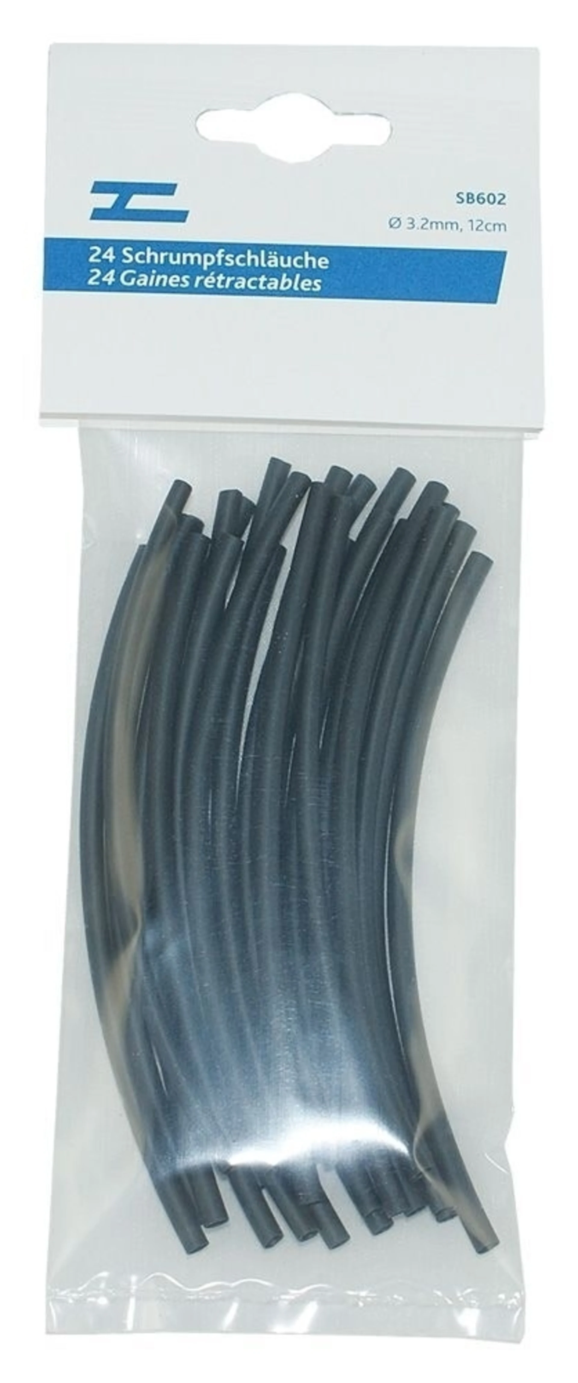 Schrumpfschlauch 24 x ø 3.2 mm 2:1 sz ø 3.2 mm / 24 Stk à 12 cm