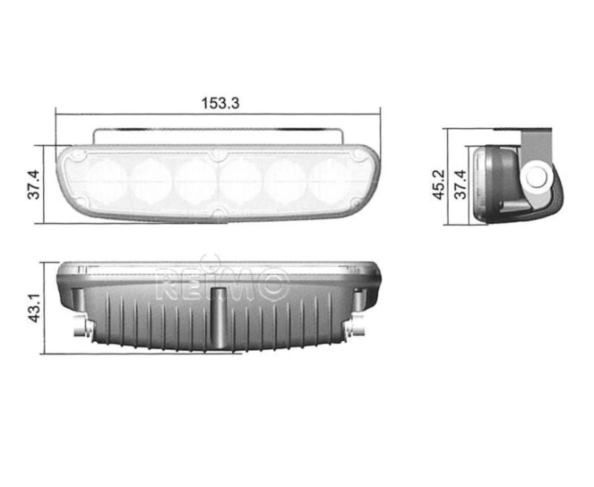 LED-Tagfahrlicht, 6 LEDs Paar