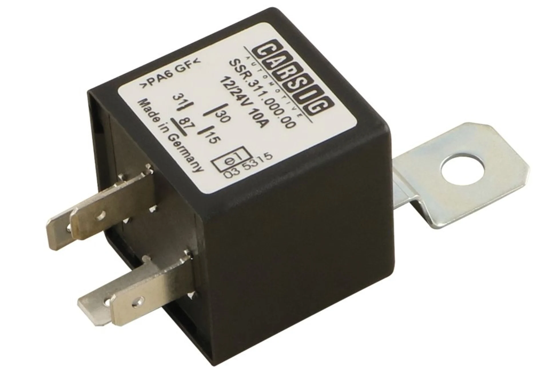 Relais à semi-conducteurs (SSR) 12/24 V 10 A