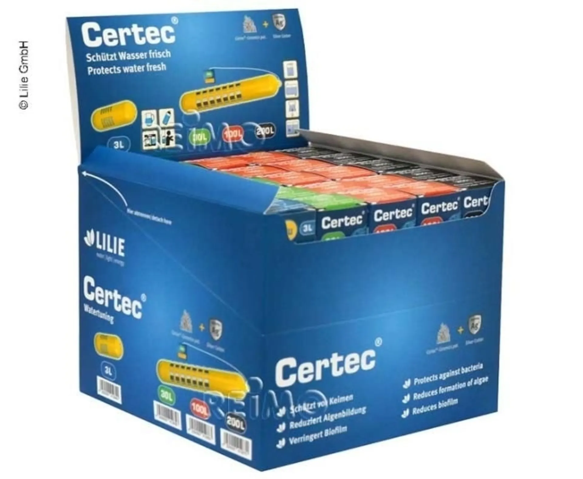 Présentoir de vente Certec, équipé