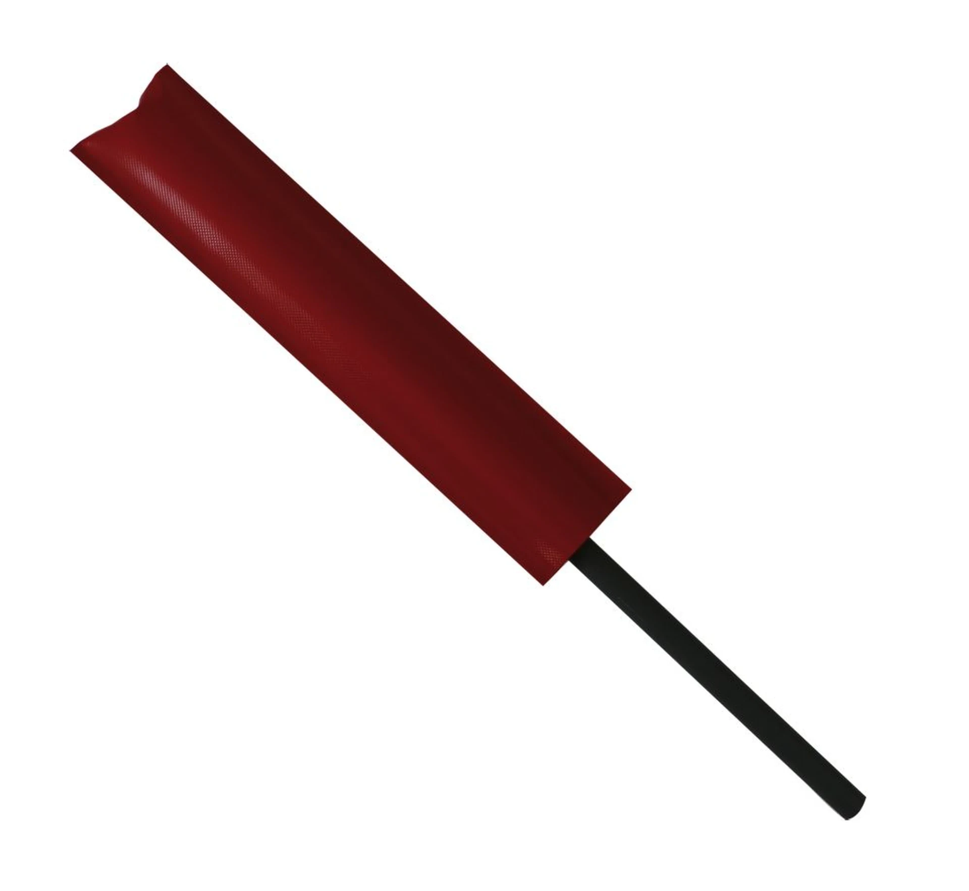 Triopan - Signalfahne für Überbreite 400 x 400 mm, mit Stab, rt/ws, z. B. zu Garnitur 250230LED mit Hülle