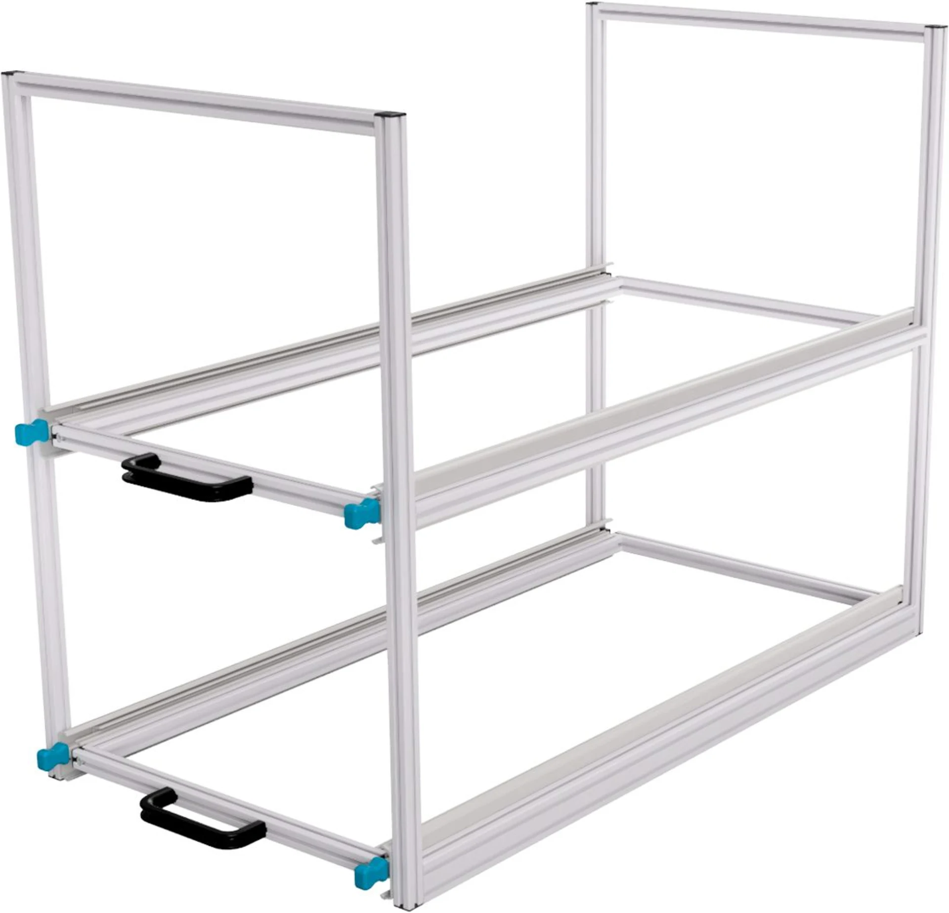 SYS-RACK Kastenwagen Heckauszug Regal-System 94 x 49 x 65,5 cm
