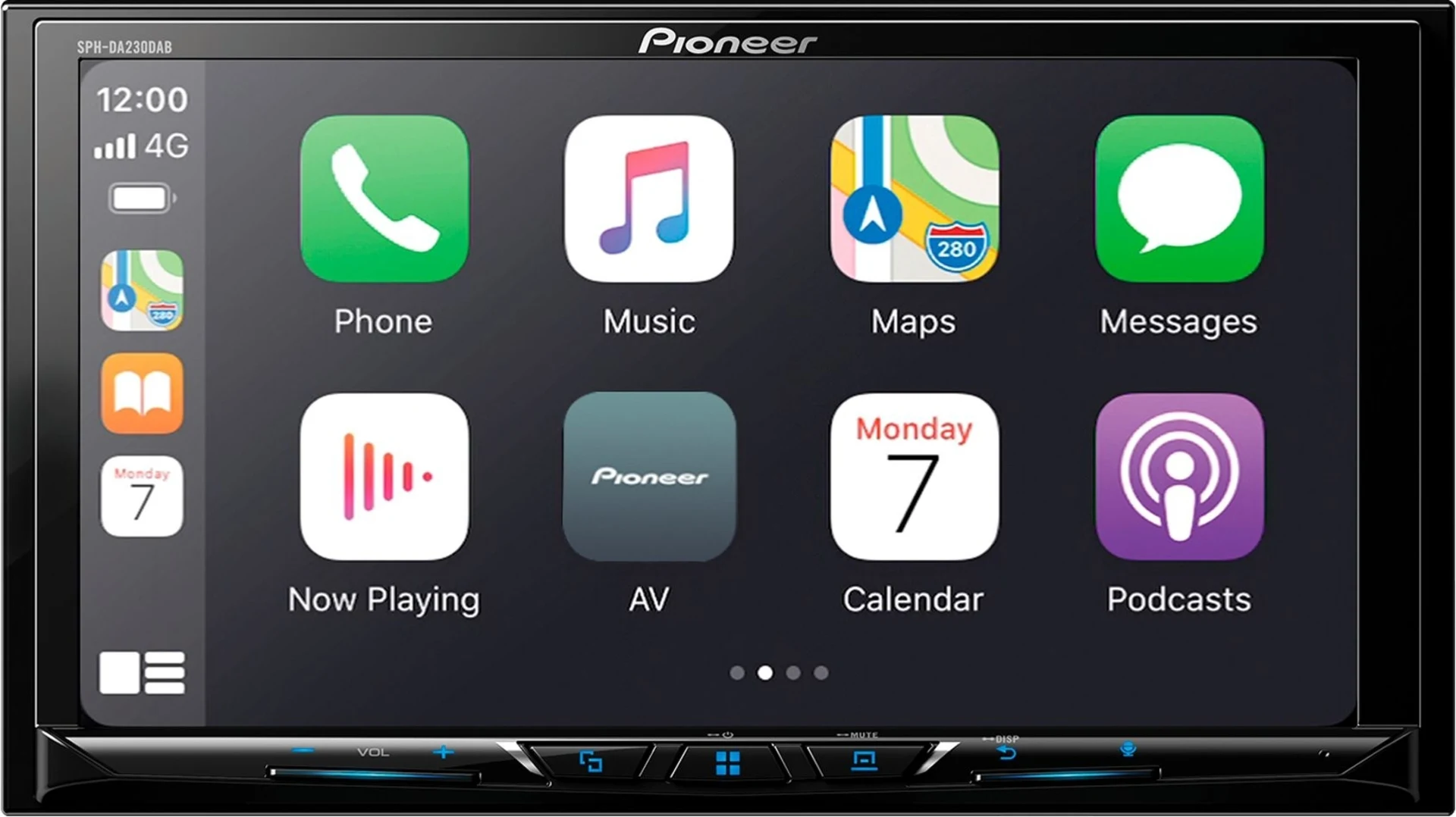 Pioneer SPH-DA230DAB Smartphone-Radio Multimediaplayer 7 Zoll