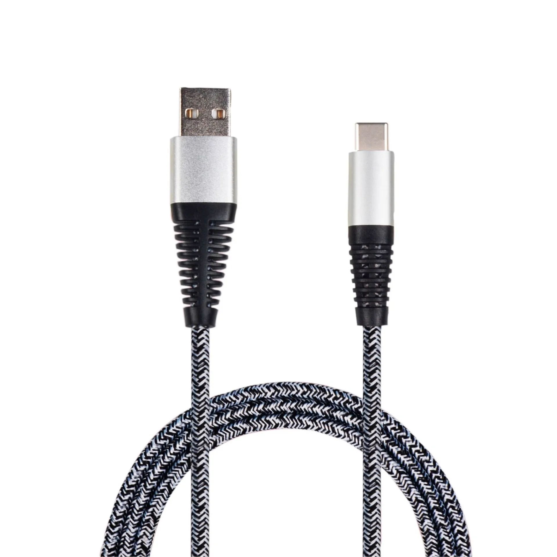câble de données USB 2Go type C 1 mètre argenté