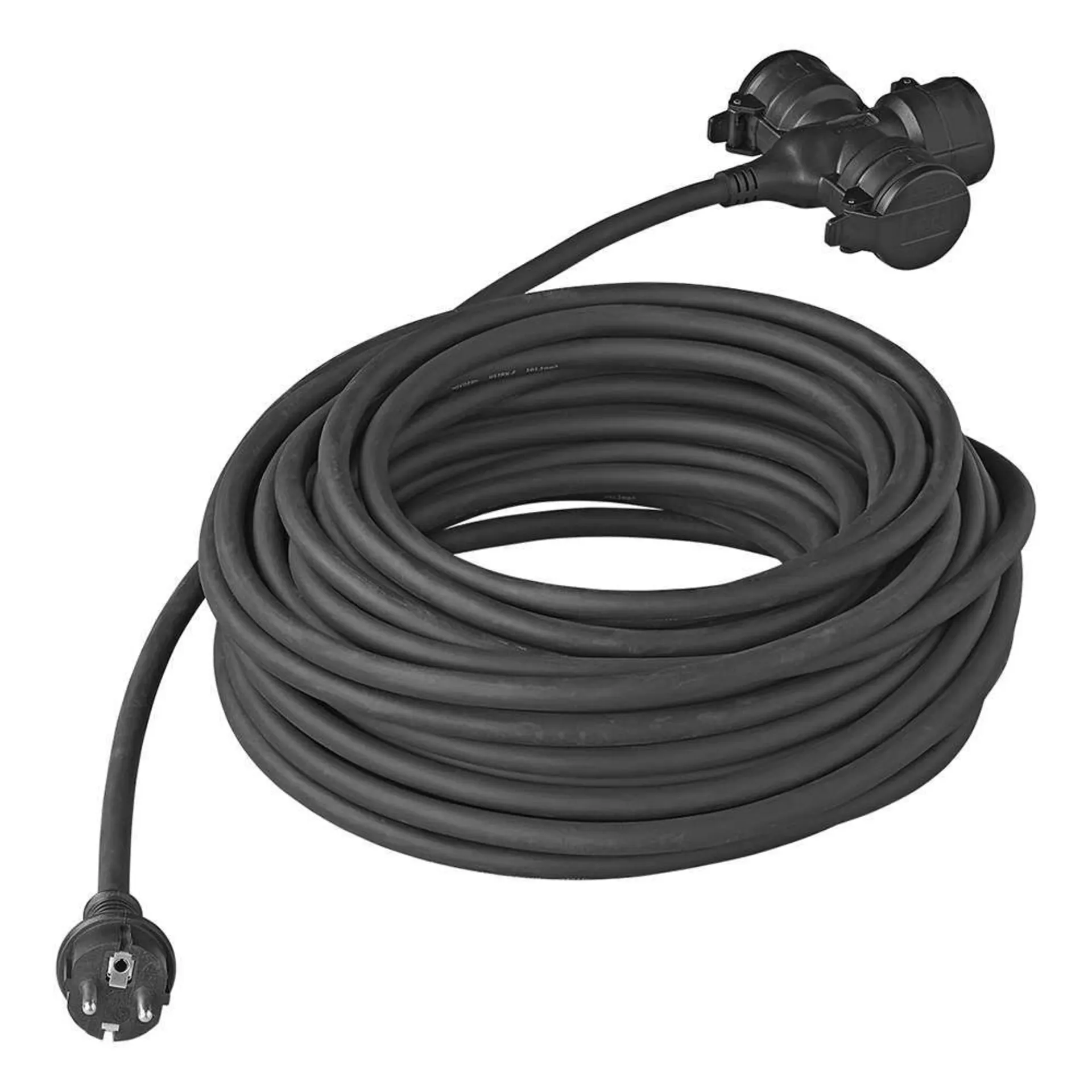 PAT triple prise Schuko 3 x 2,5mm² 20 mètres