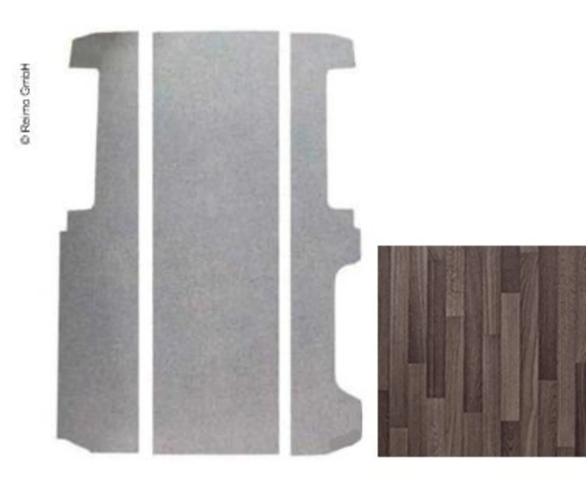 Bodenplatte Merc.Vito LR 2015 V3000 3-teilig 1050 mm Dekor Schiffsboden