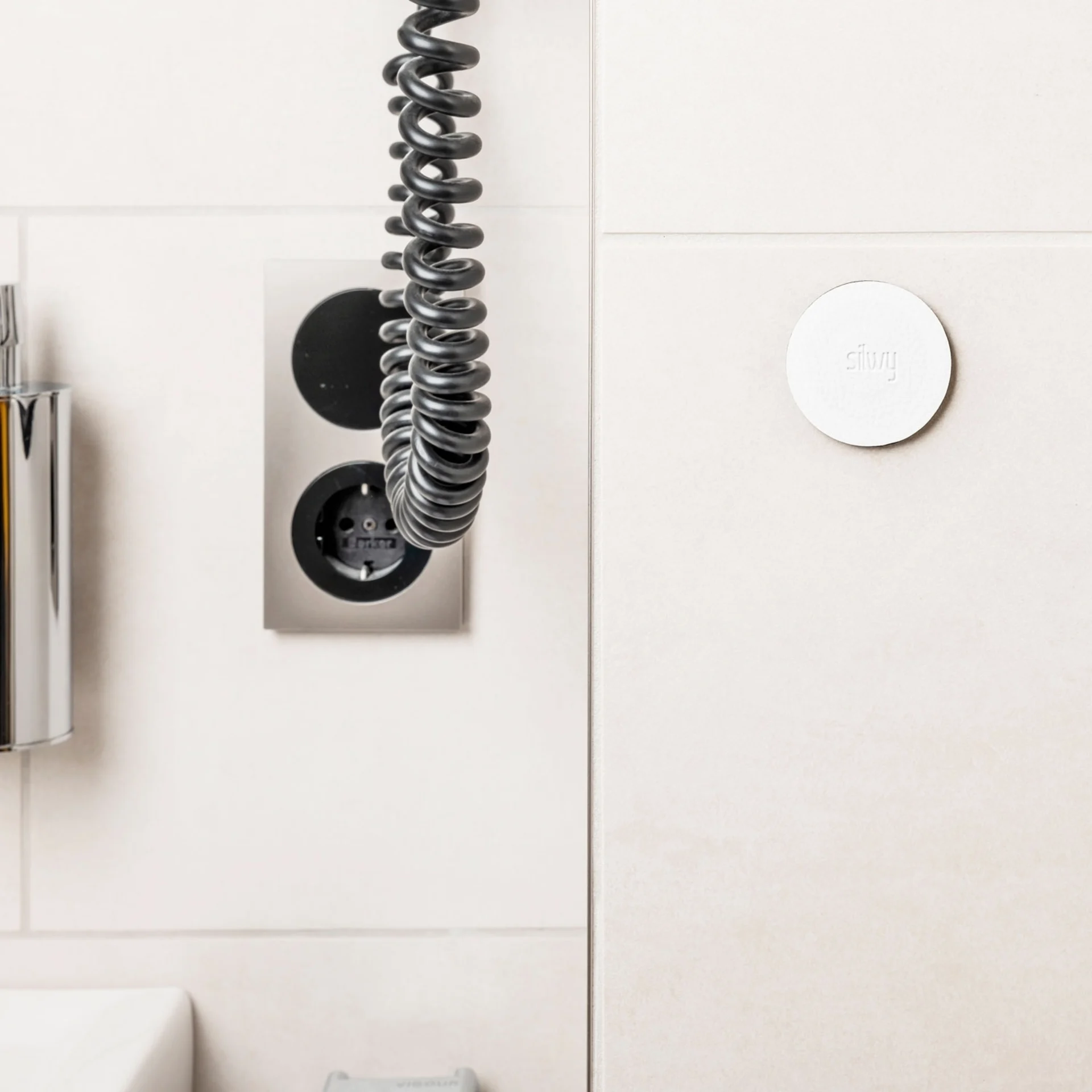 silwy® Magnet-Haken CLEVER WHITE inkl. Pad WHITE silwy® Magnet-Haken CLEVER WHITE inkl. Pad WHITE