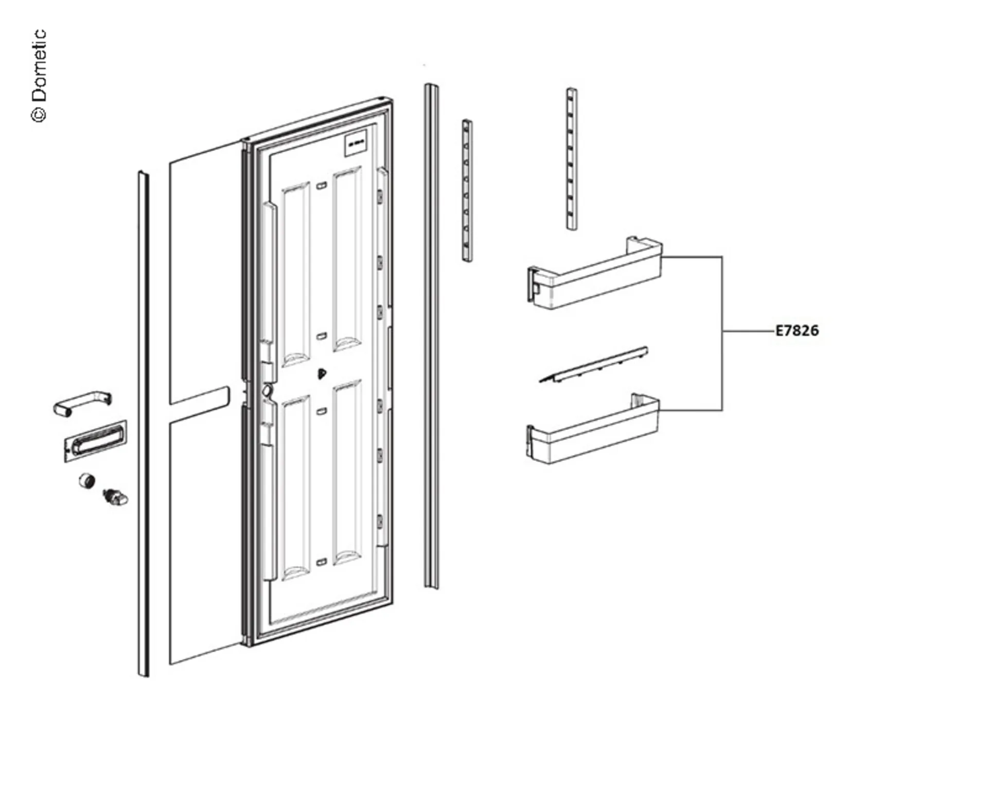 Etagère pour réfrigérateur à absorption RML 9430 Etagère pour réfrigérateur à absorption RML 9430