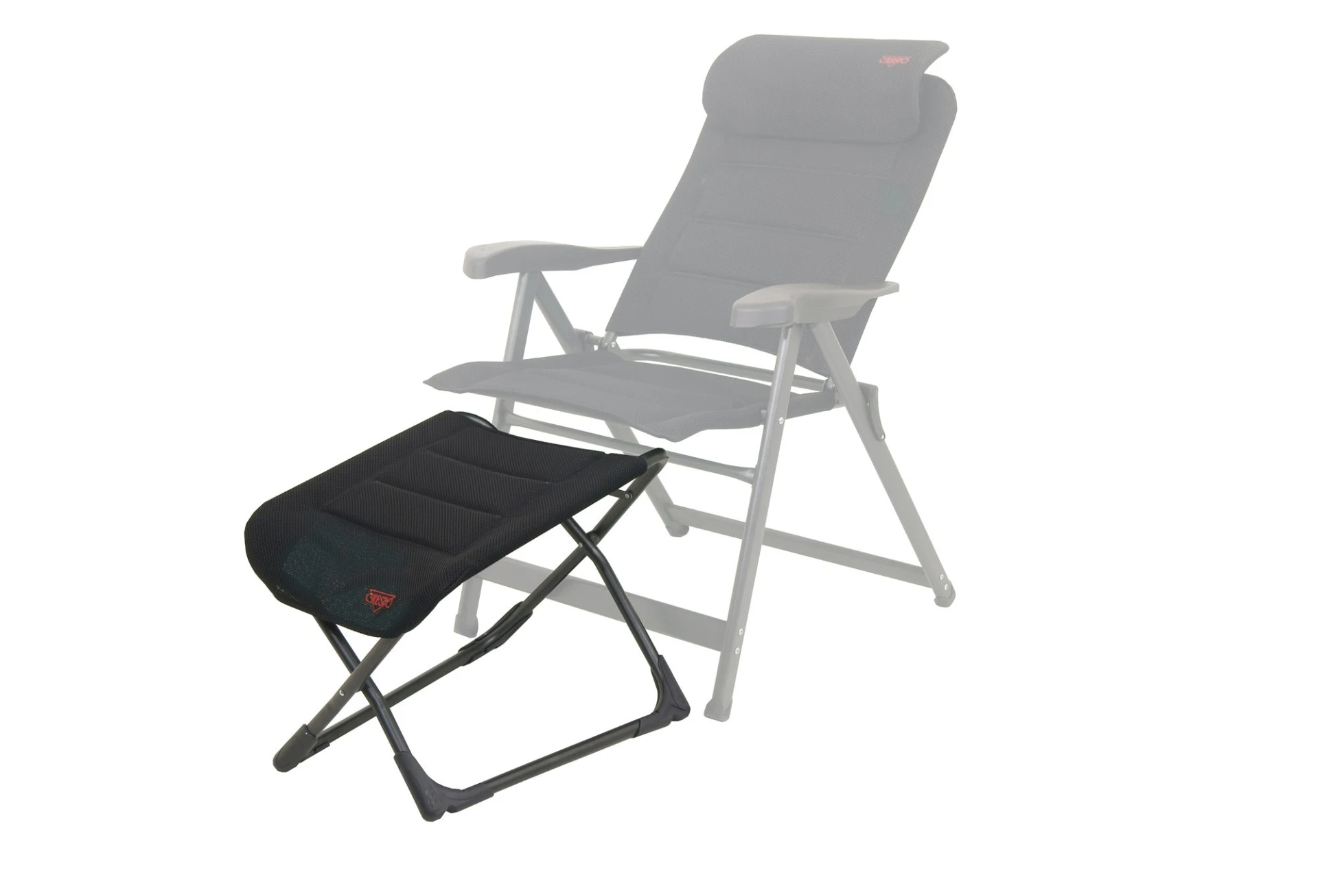 Crespo AP-231 Air Deluxe repose-jambes autoportant noir