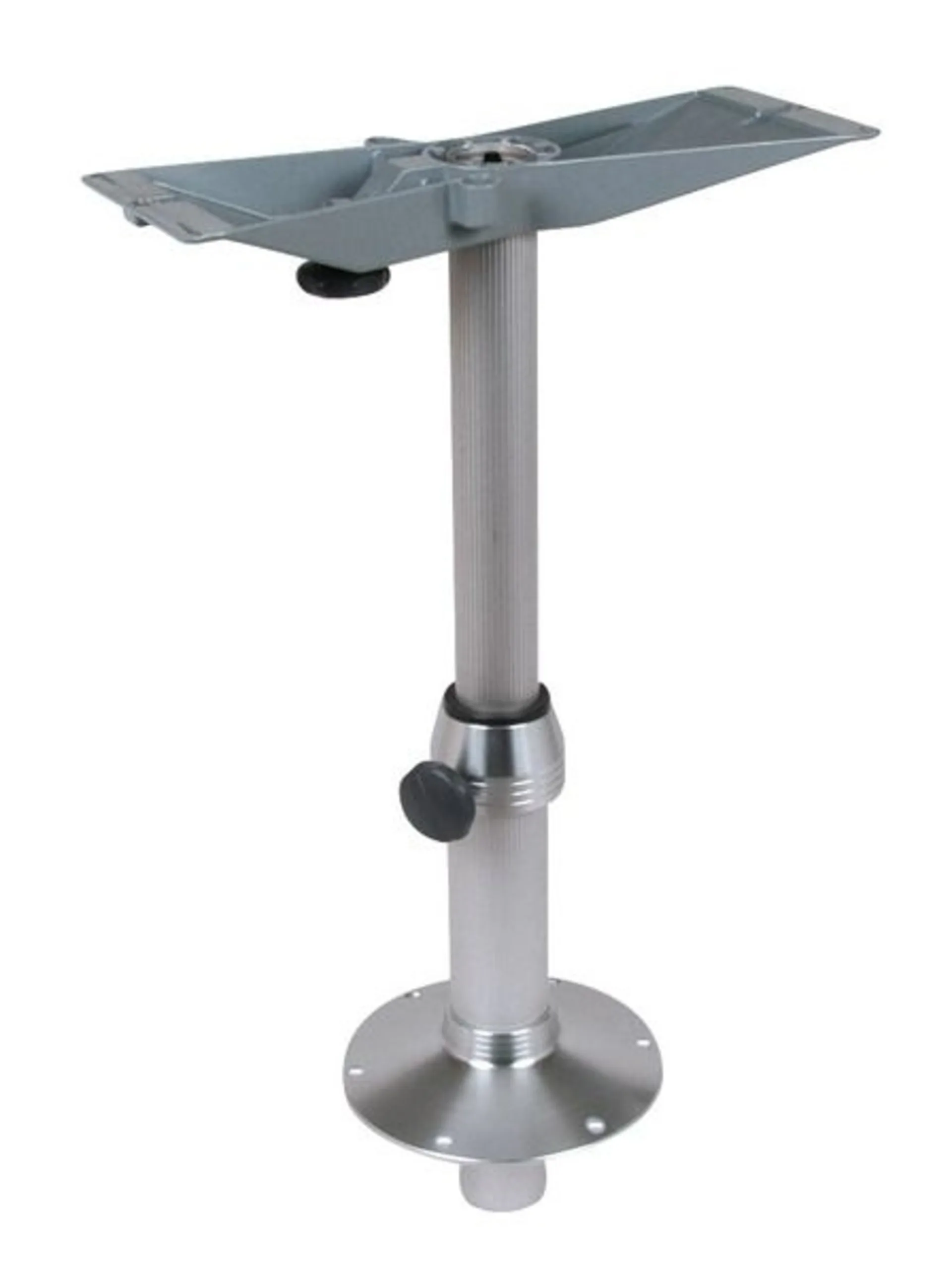 Colonne de table escamotable en aluminium avec amortisseur à gaz