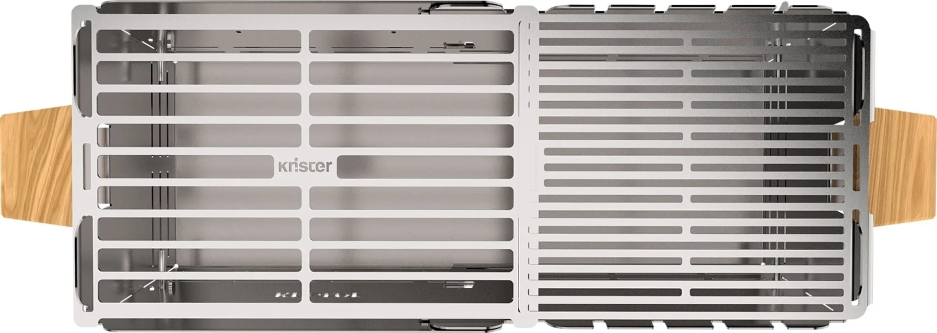 Knister Premium ausziehbarer Holzkohlegrill Knister Premium ausziehbarer Holzkohlegrill