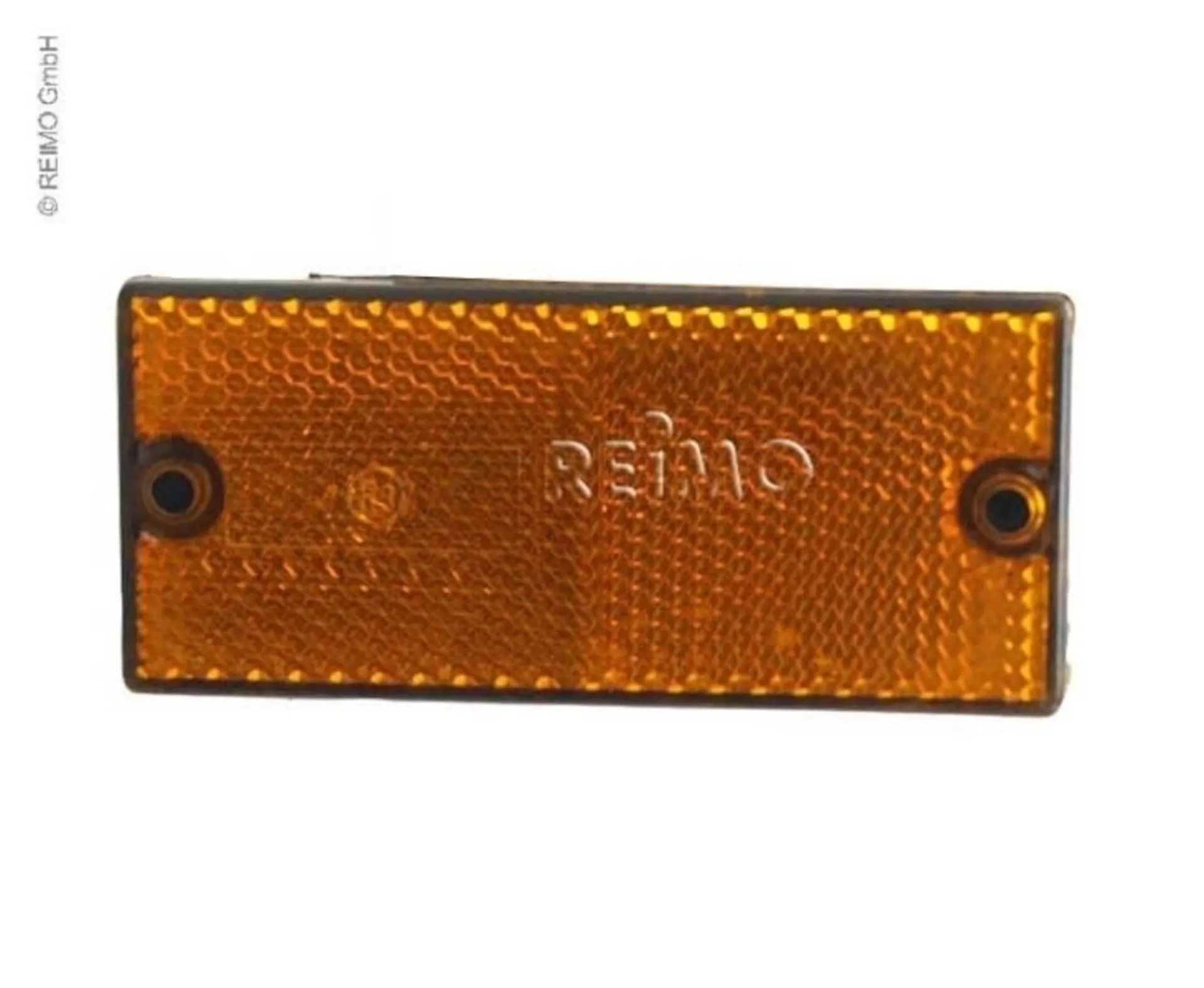Réflecteur 90x40mm autocollant jaune, en vrac