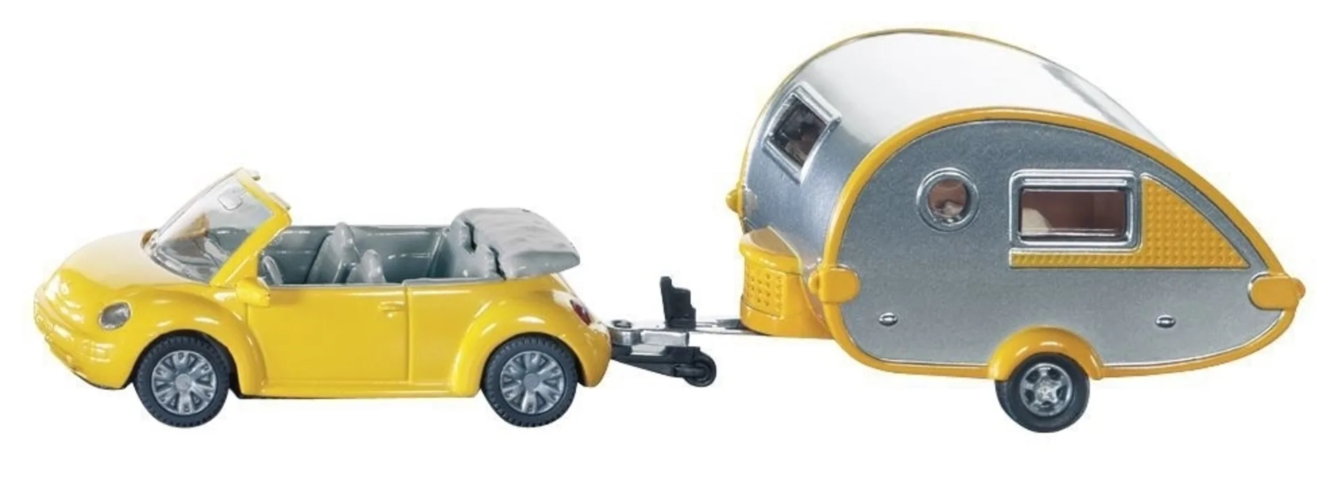 VW-Beetle Cabrio avec Tab-caravane