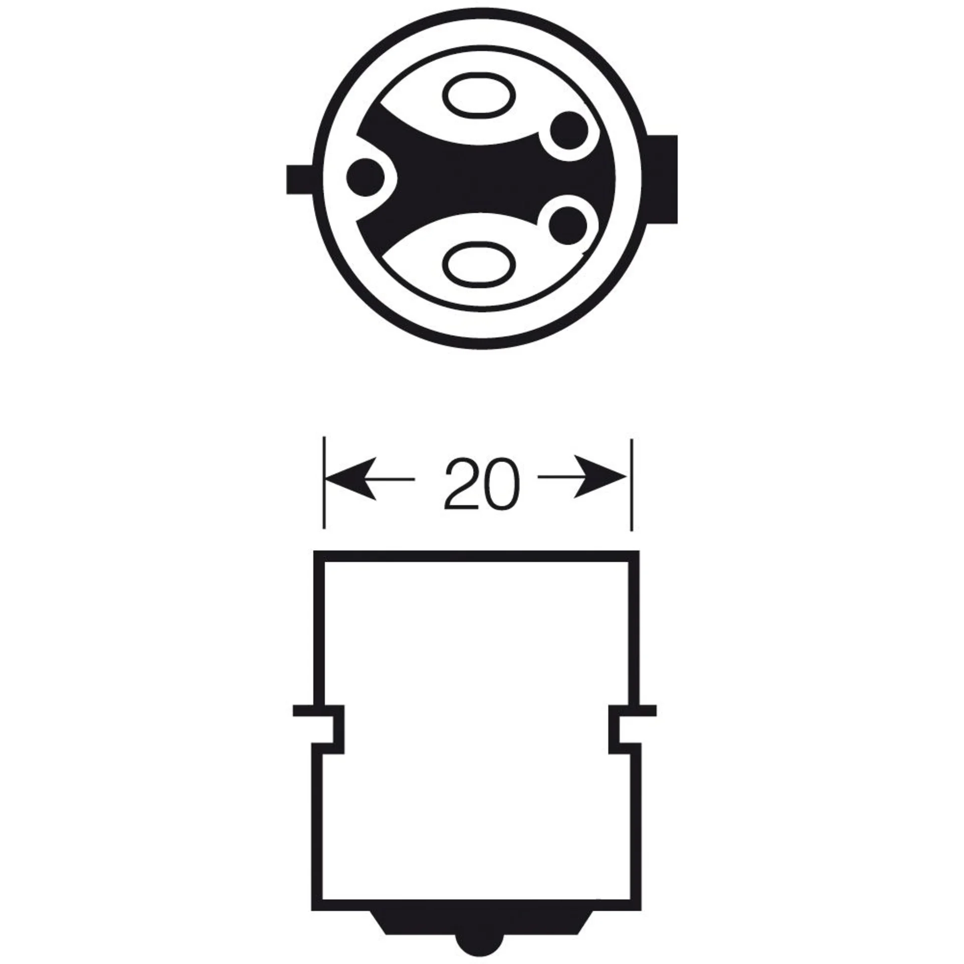 Jahn Glühlampe BA20d 12V 35/35W 12V 35/35W