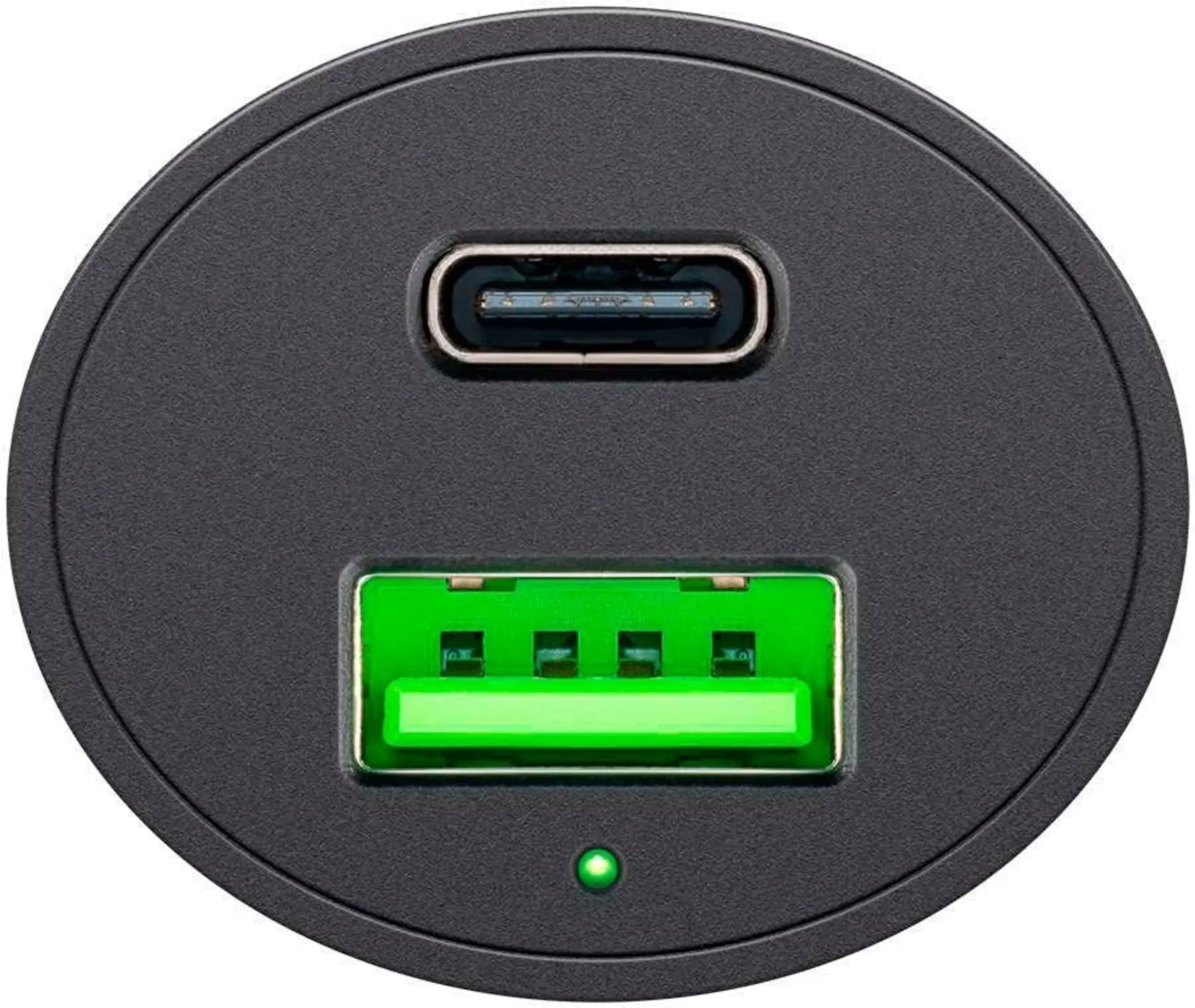 Goobay KFZ USB 2 Port 48W USB-C PD + QC3.0 sw PL Dual-USB Auto Schnellladegerät USB-C Goobay KFZ USB 2 Port 48W USB-C PD + QC3.0 sw PL Dual-USB Auto Schnellladegerät USB-C