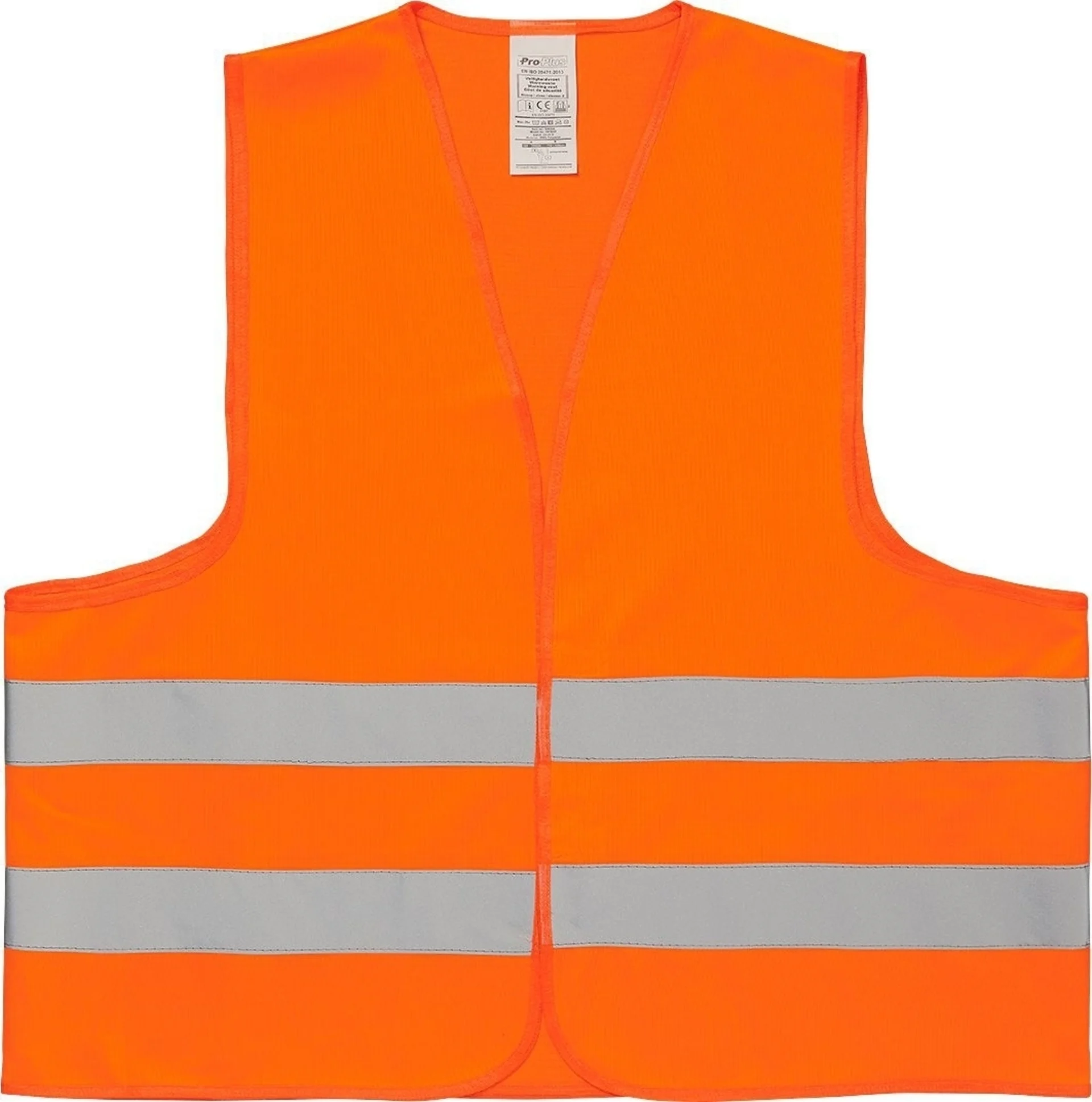 Gilet de sécurité orange pour adultes