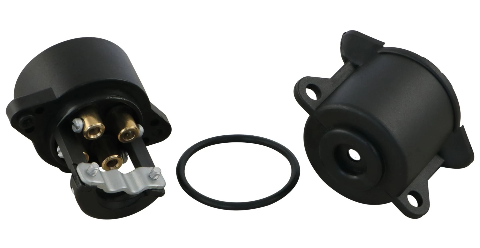 Anhänger-Stecker 4-pol Kunststoff 4-pol DIN72575 / 4x22Amp.