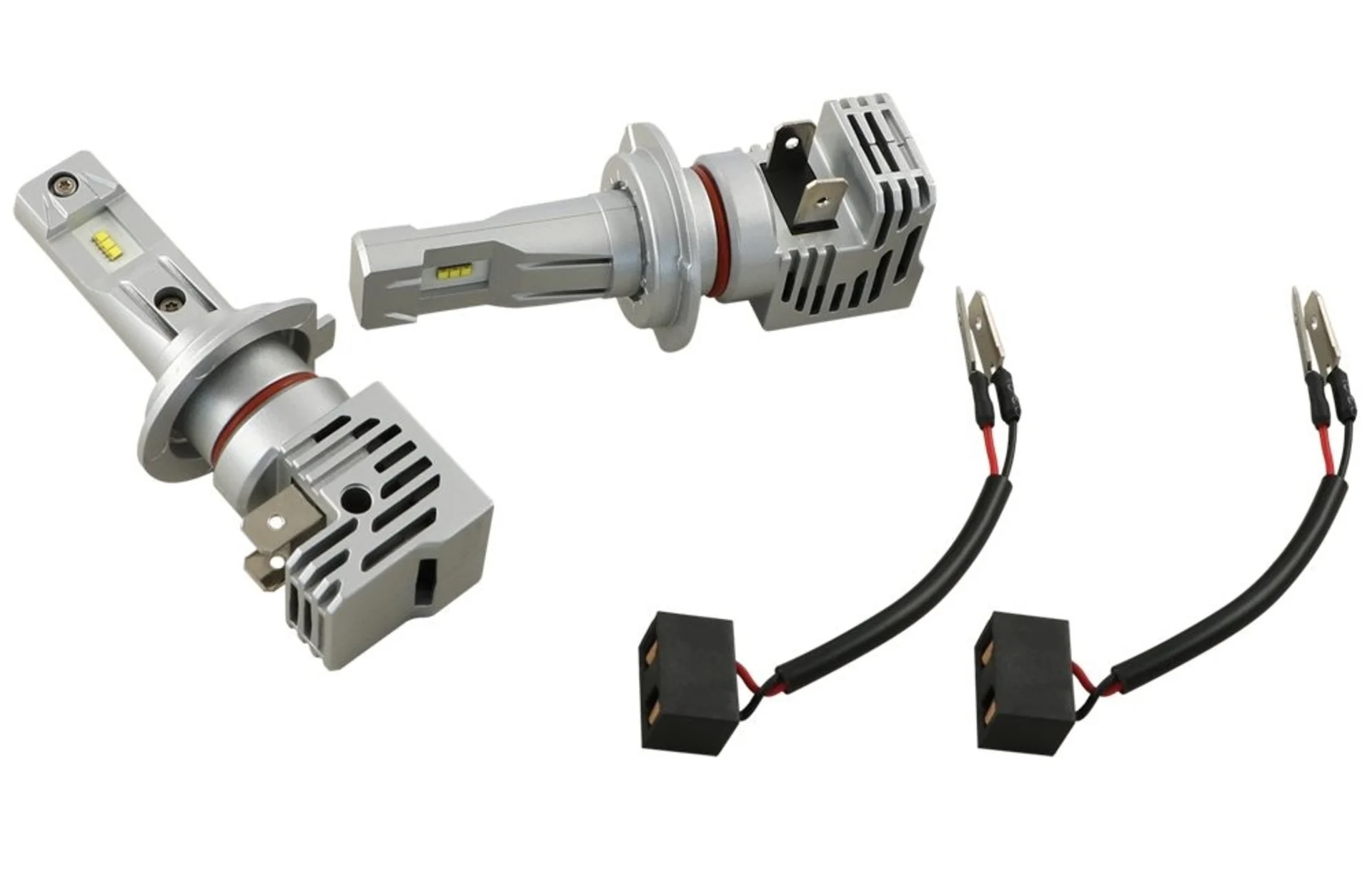 2 Stk. H7-LED Lampen 12/24 V 2500lm PX26d, Philips ZES LED Chip, 25W, 5700 K, kompakte Bauform