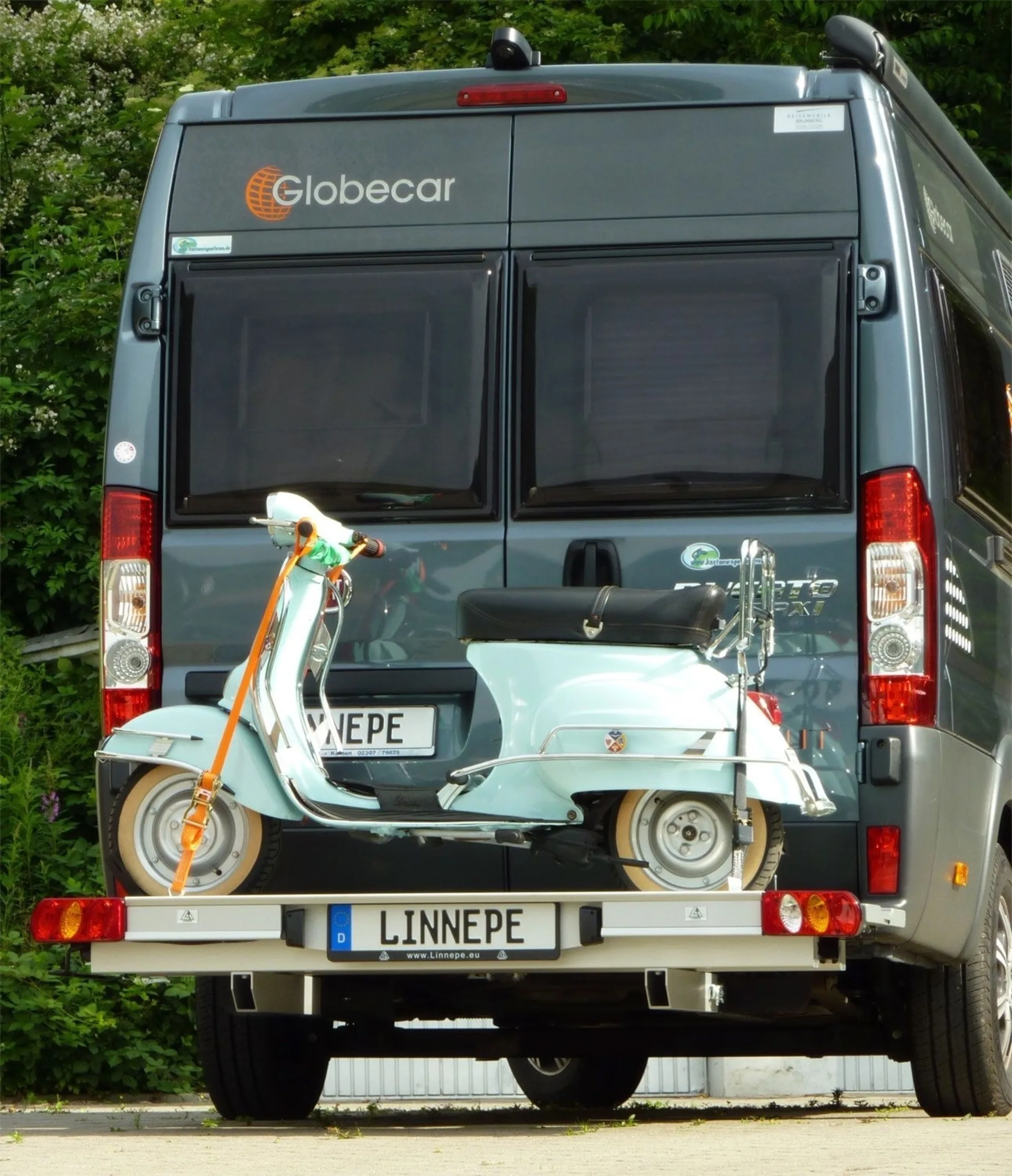 Linnepe SlidePort Lastenträger für Fiat Ducato ab 07/2006 langer Überhang 1380 mm