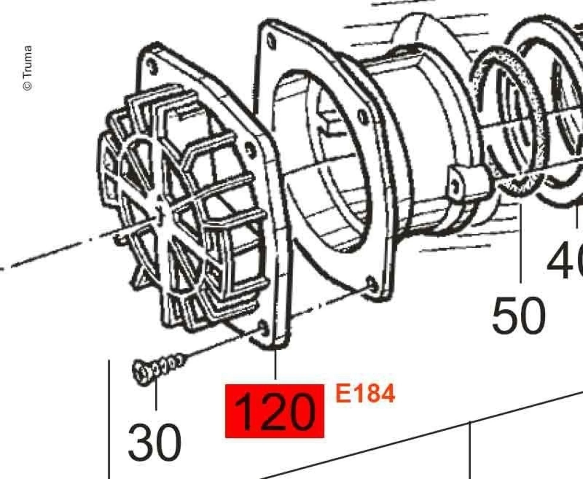 Grille d'aspiration