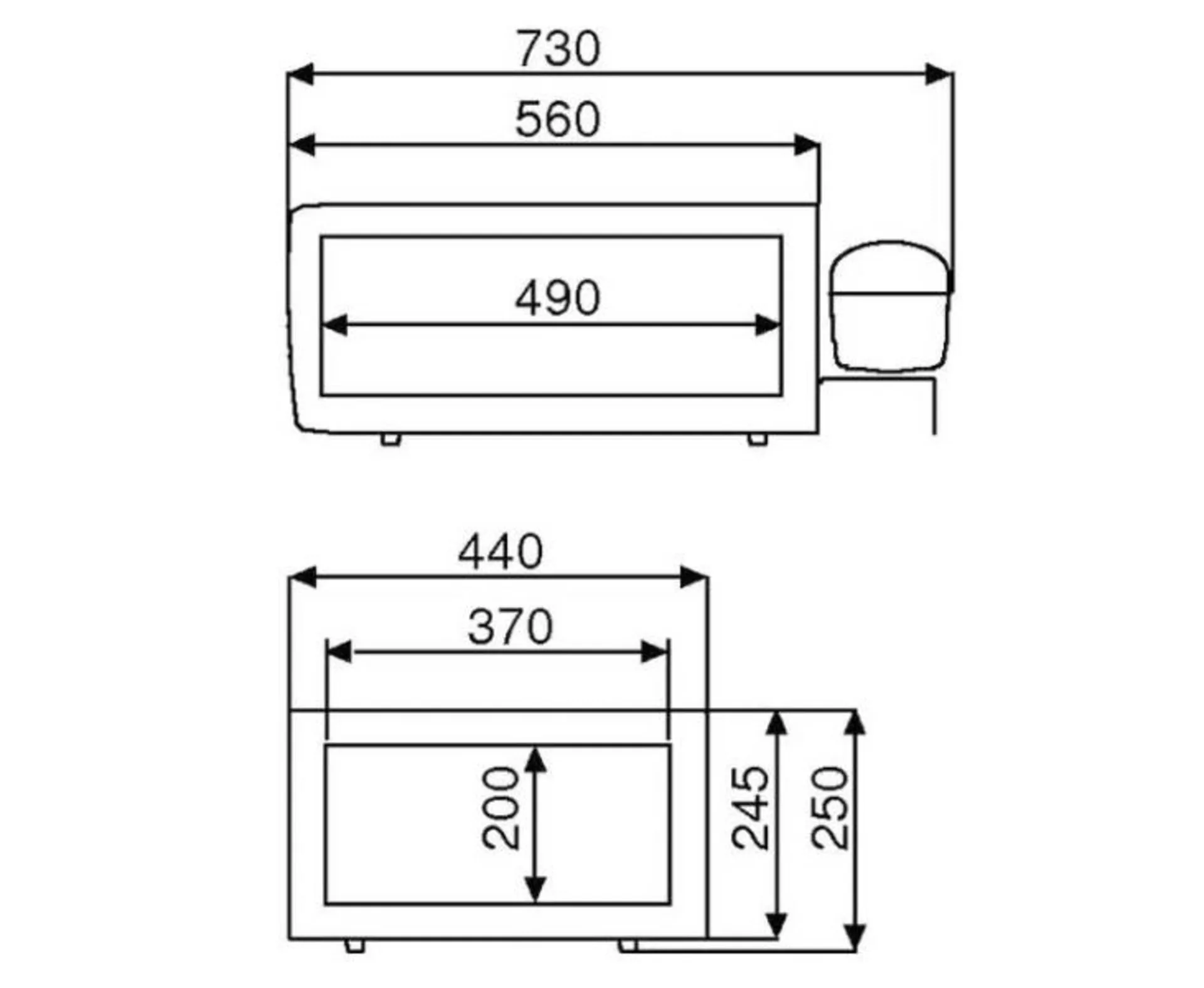 Kühlschublade CoolMatic CD30, 30 Liter - Front weiß Kühlschublade CoolMatic CD30, 30 Liter - Front weiß