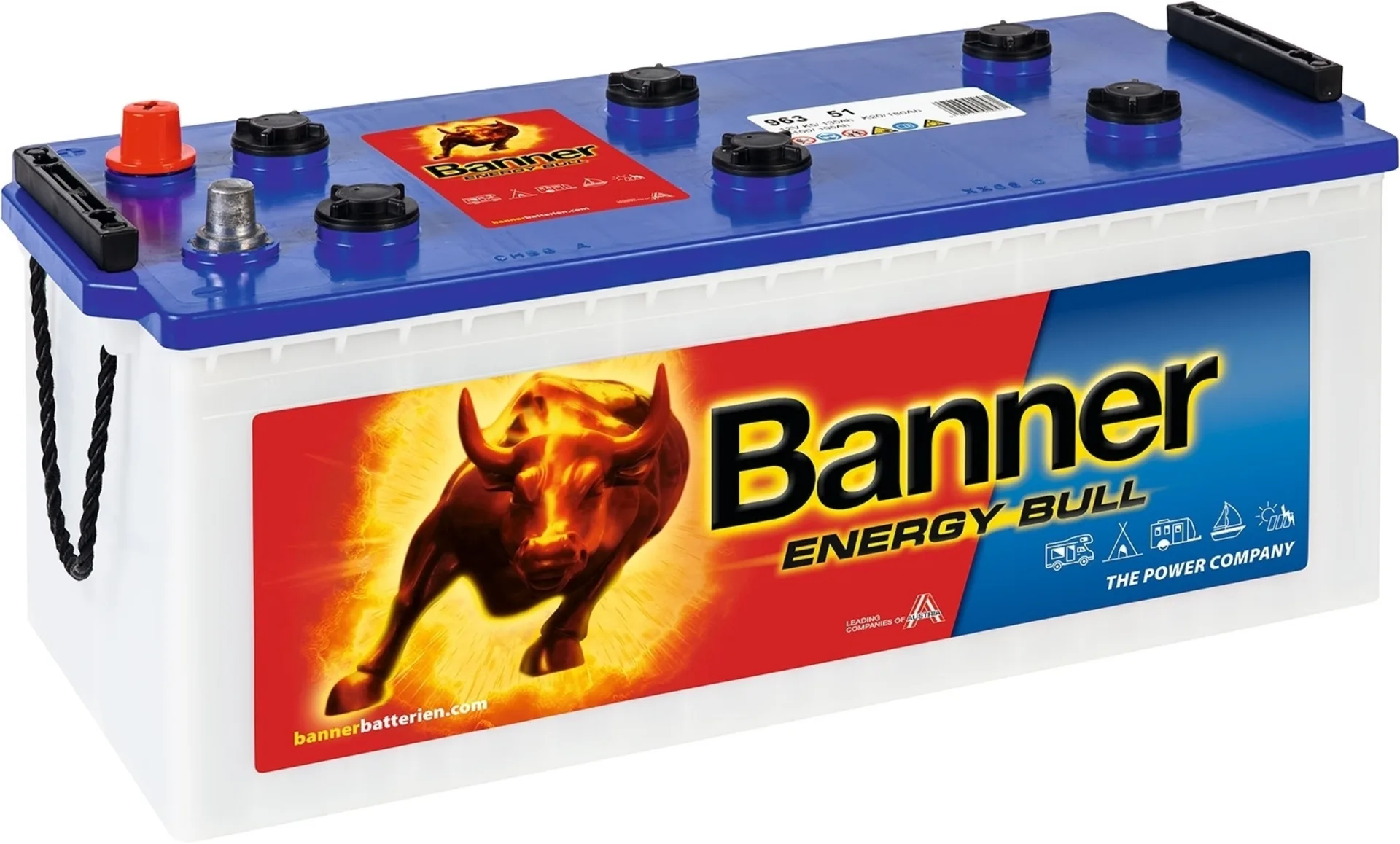 Batterie à décharge longue durée Banner Energy Bull 12 V 180/135 Ah