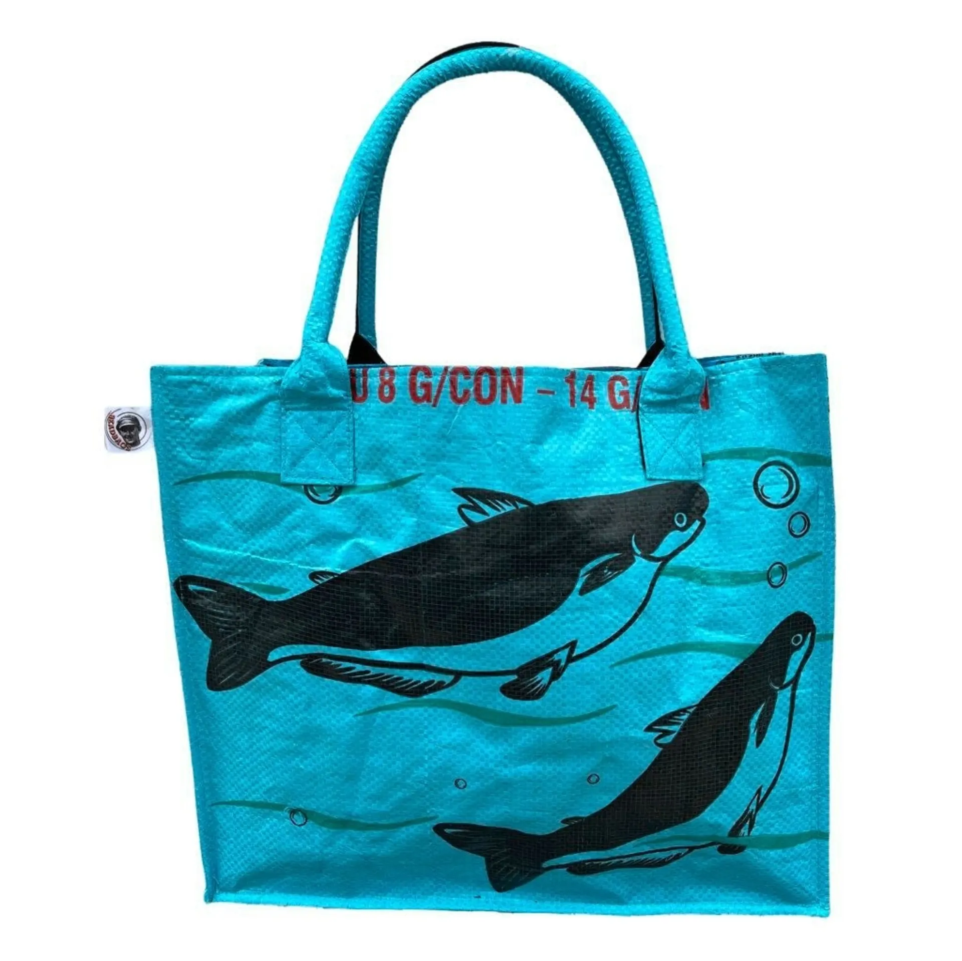 Beadbags Sac à provisions simple bleu clair