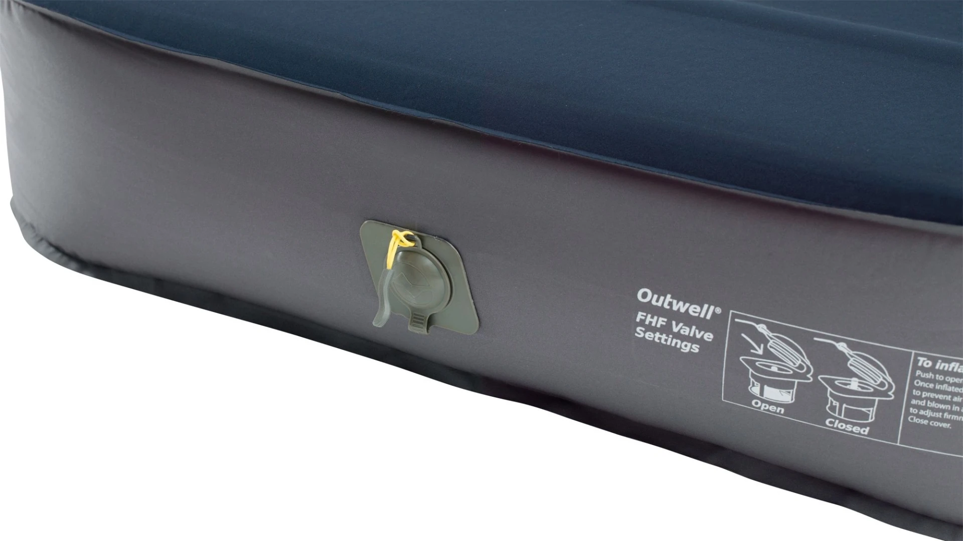 Matelas de sol Outwell Dreamboat Single, autogonflant, bleu, 12 cm Matelas de sol Outwell Dreamboat Single, autogonflant, bleu, 12 cm