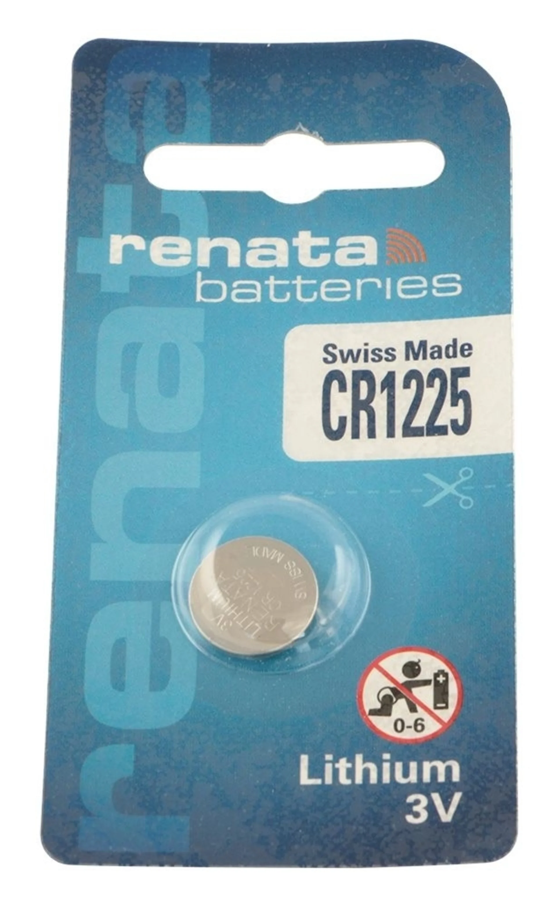 Renata Electronics Knopfzellen-Batterie, Blister mit 1 Stk.