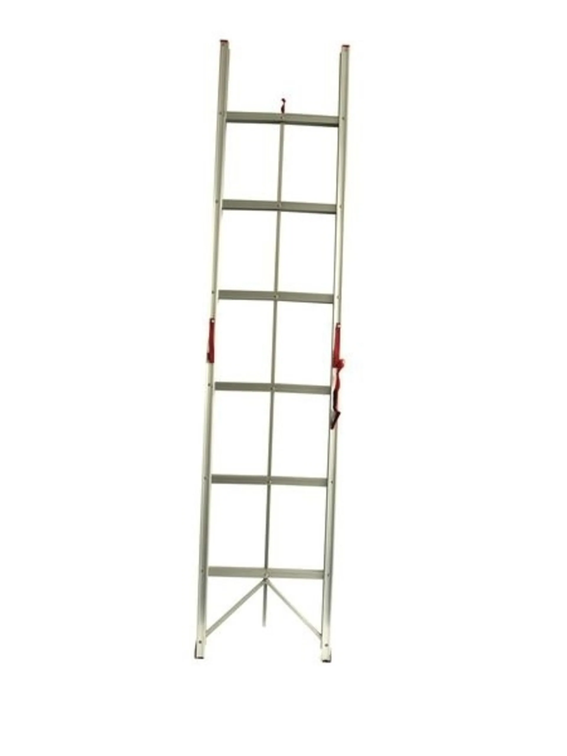 Faltbare Leiter aus Aluminium mit 6 breiten Stufen und 150kg Belastbarkeit