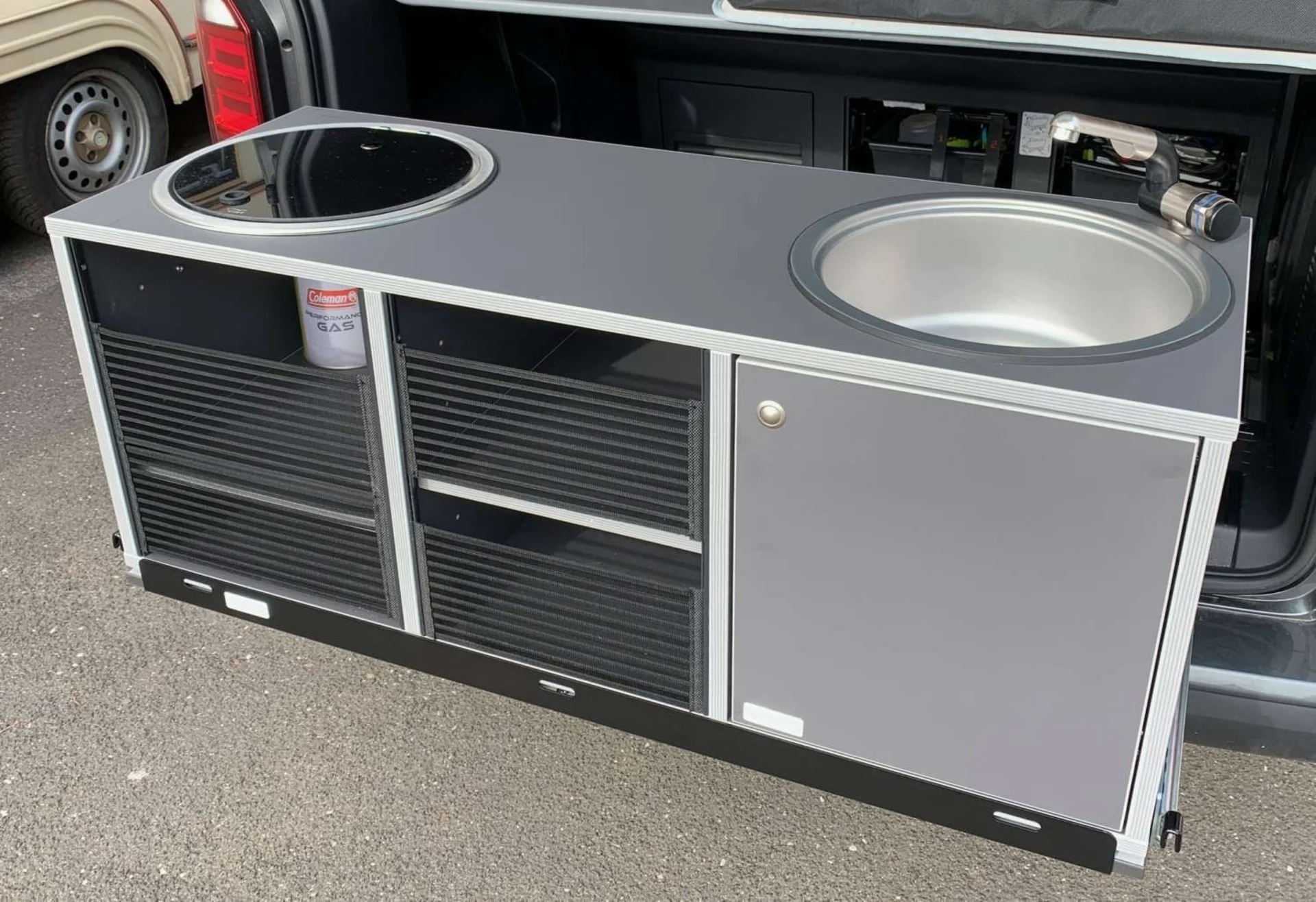 BusBoxx küchenBOXX cube Module de cuisine pour extension arrière Large